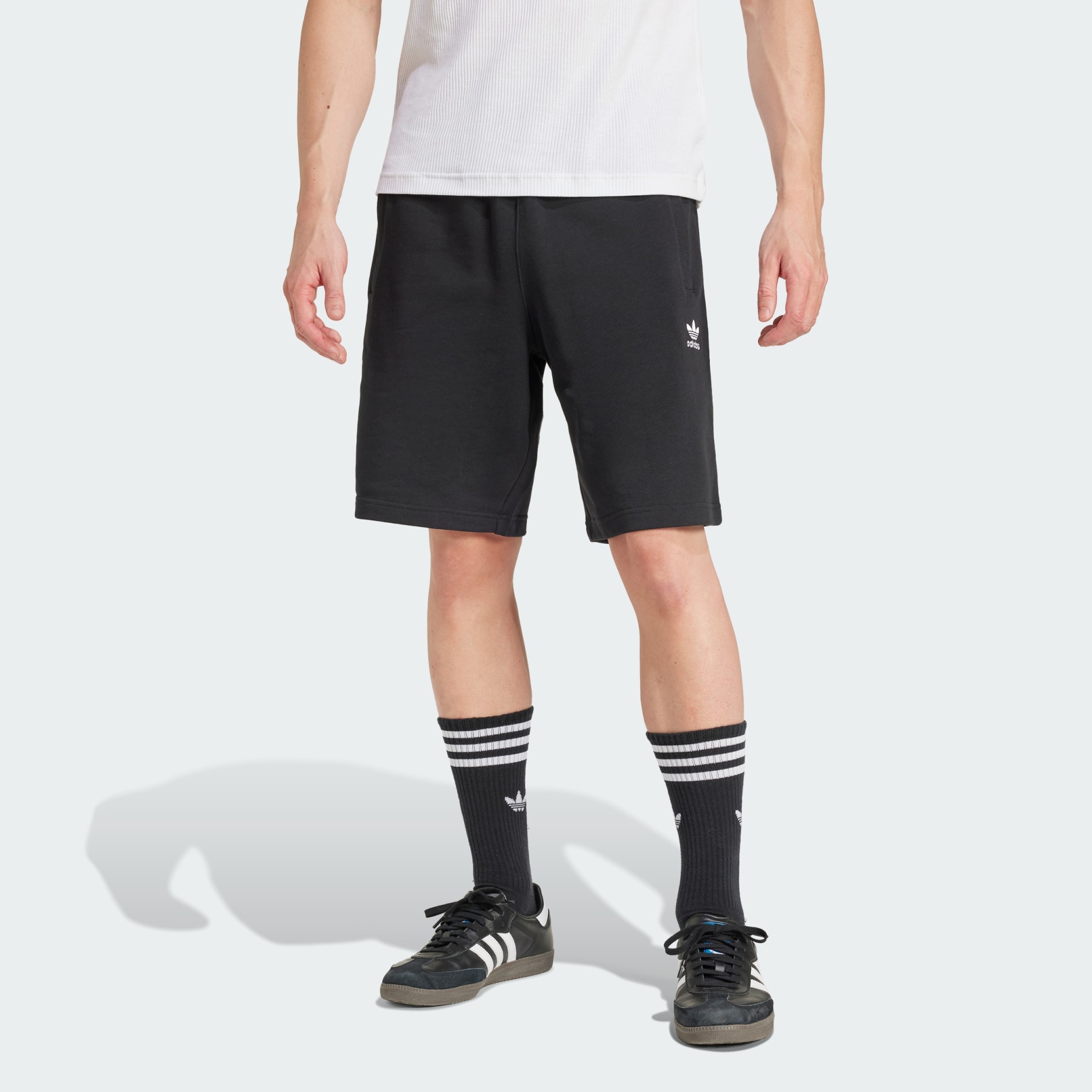 Clothing Essentials Trefoil Shorts Black adidas Bahrain