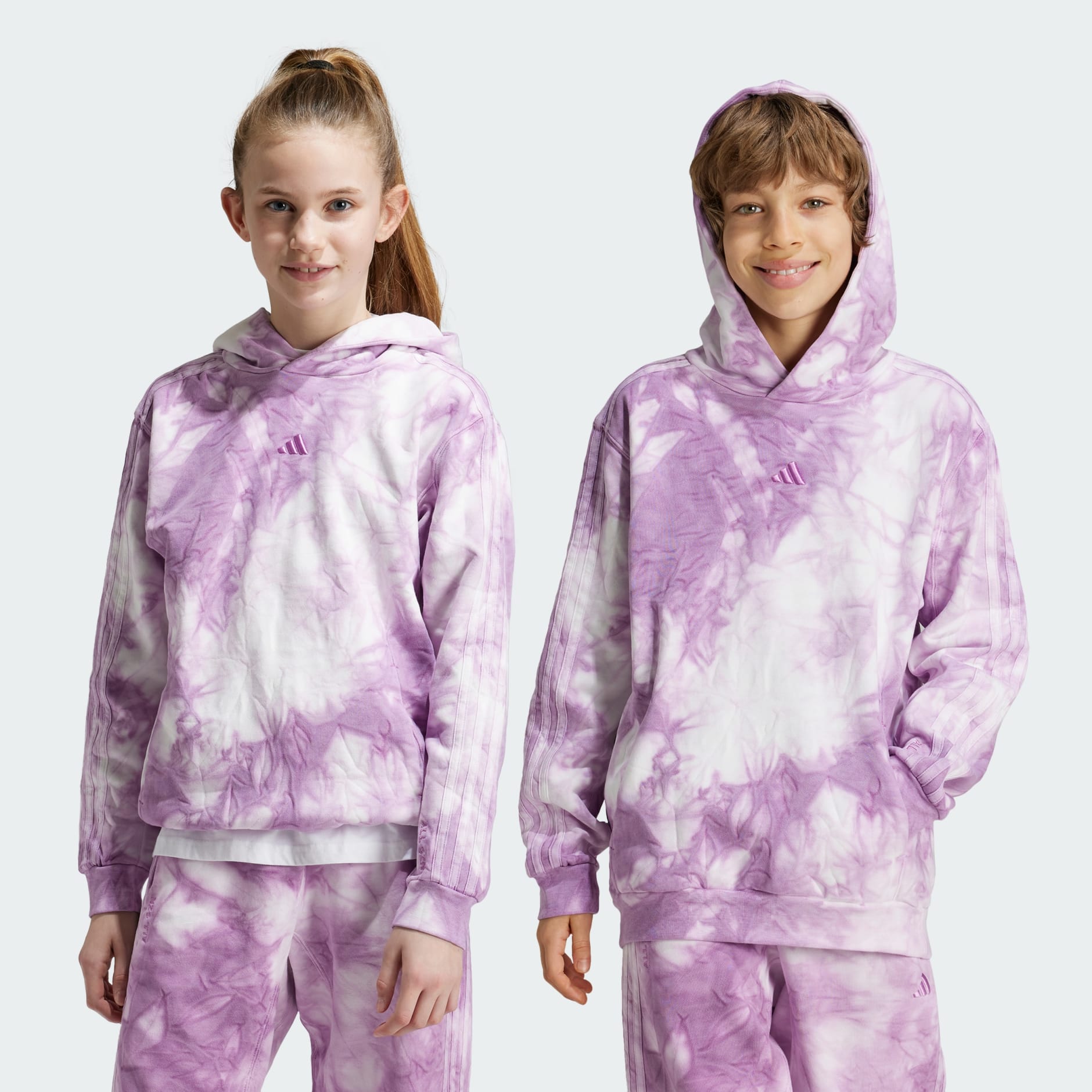 Adidas purple tie dye hoodie sale