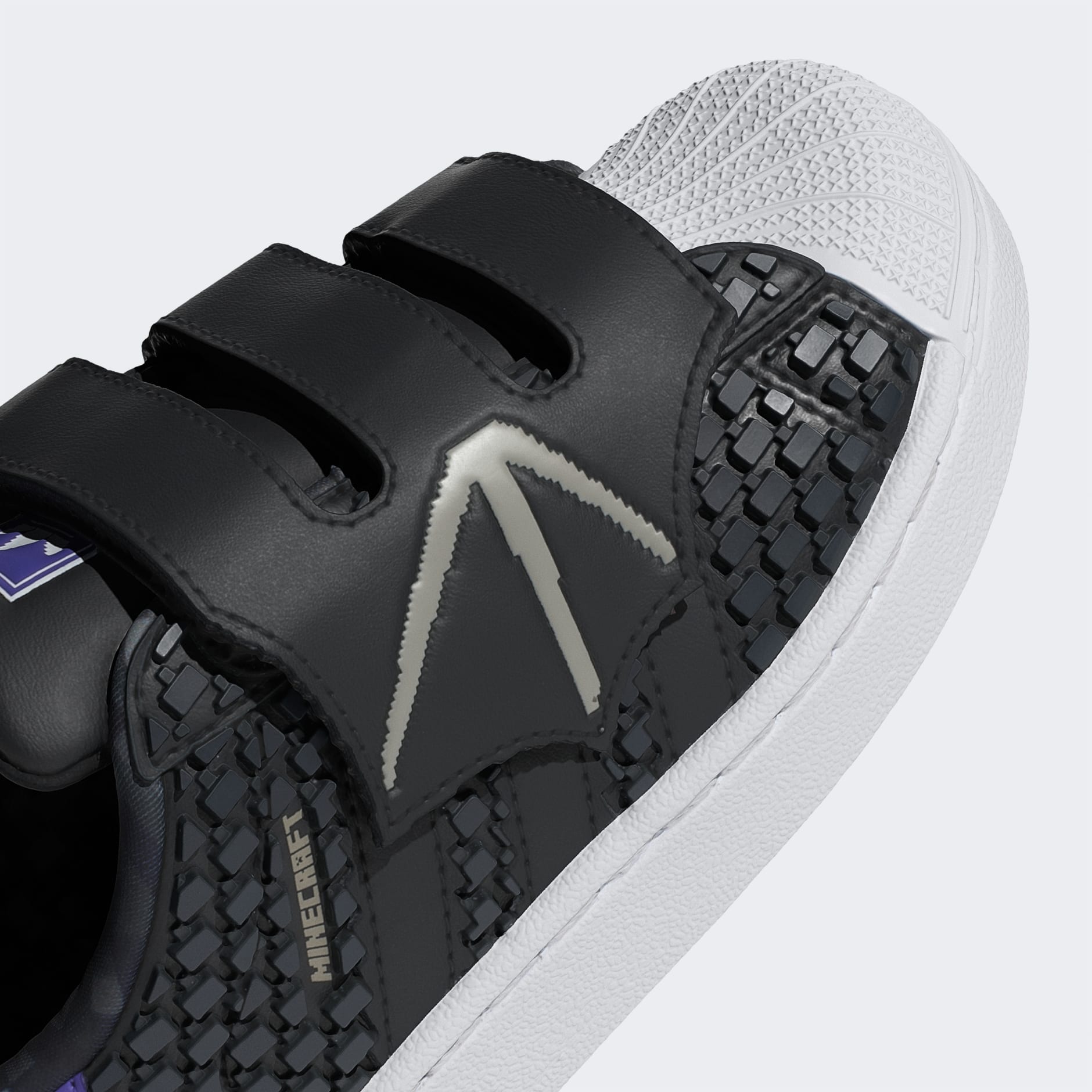 ADIDAS MINECRAFT SUPERSTAR II COMFORT CLOSURE SHOES