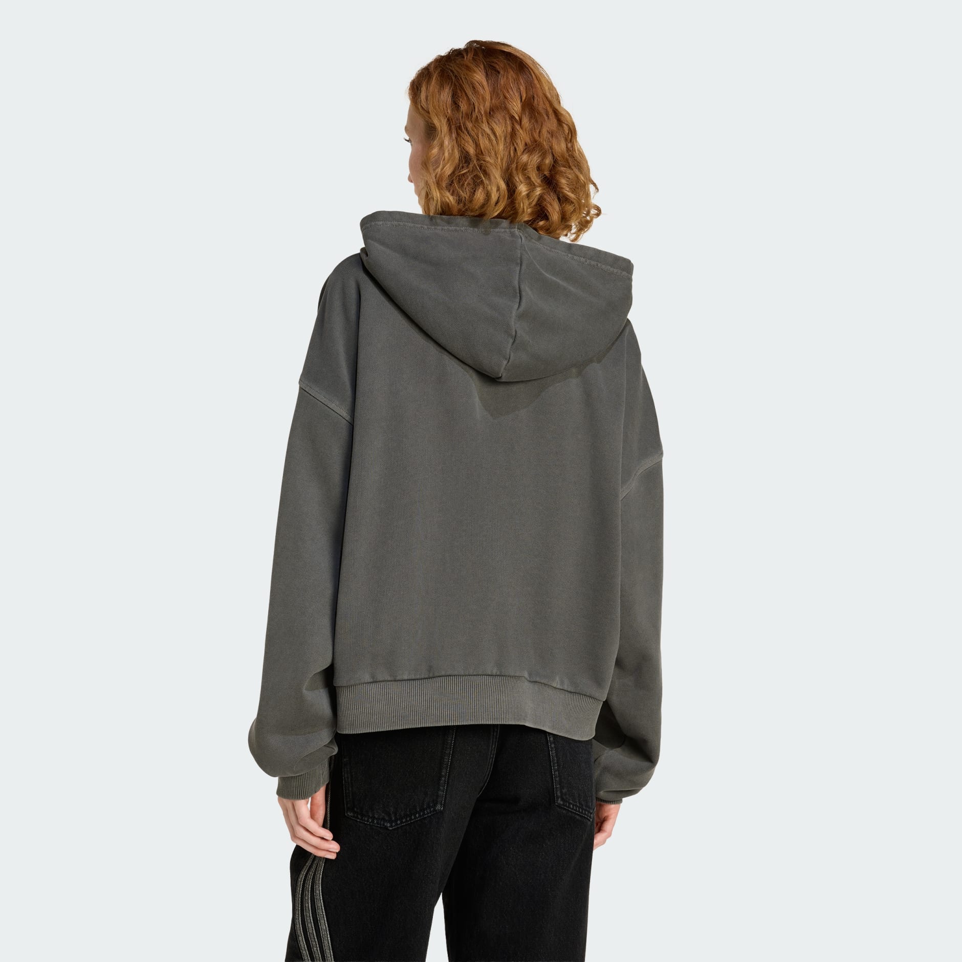 adidas ORIGINALS LOOSE FZ GFX HOODIE