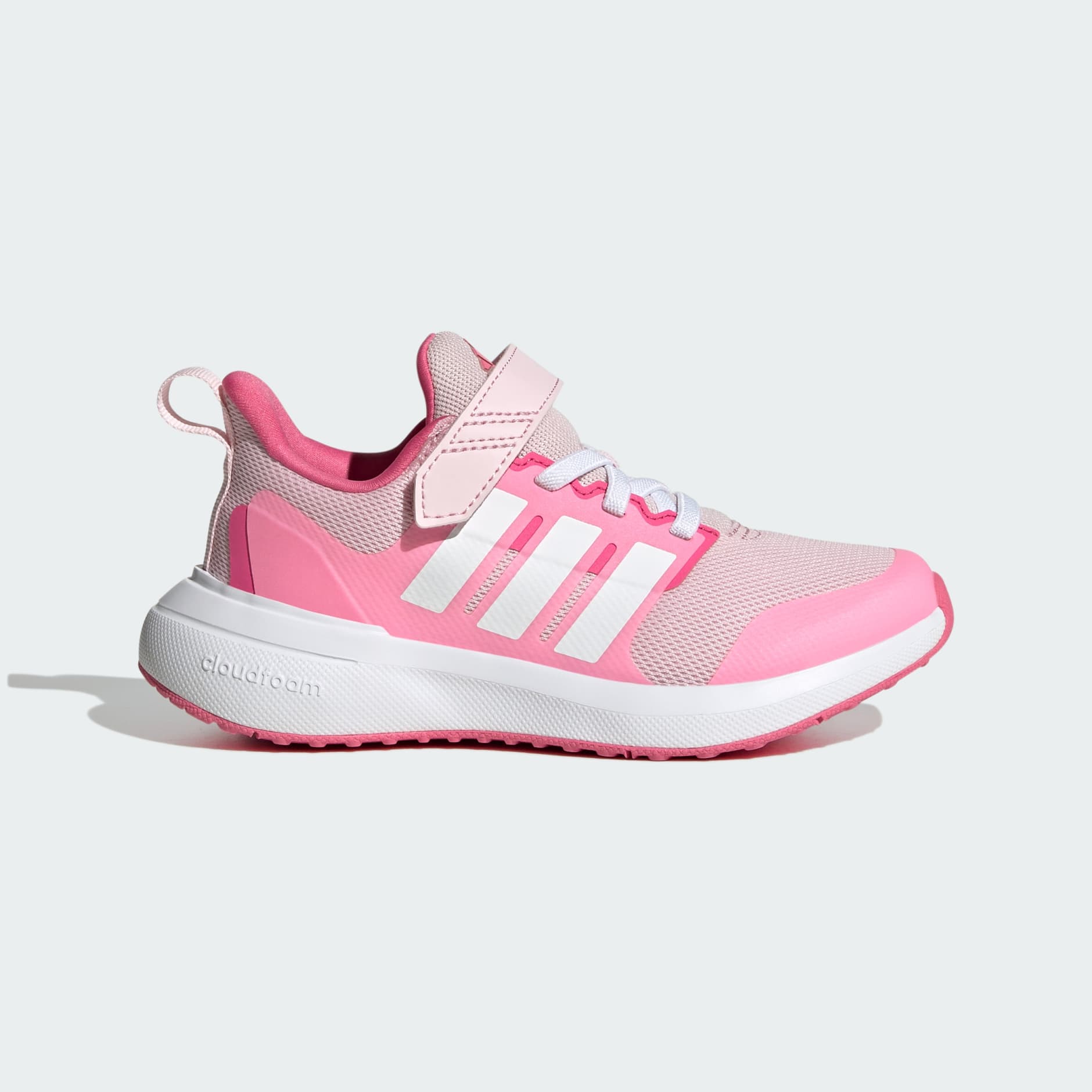 Kids Shoes - FortaRun 2.0 Cloudfoam Elastic Lace Top Strap Shoes - Pink ...