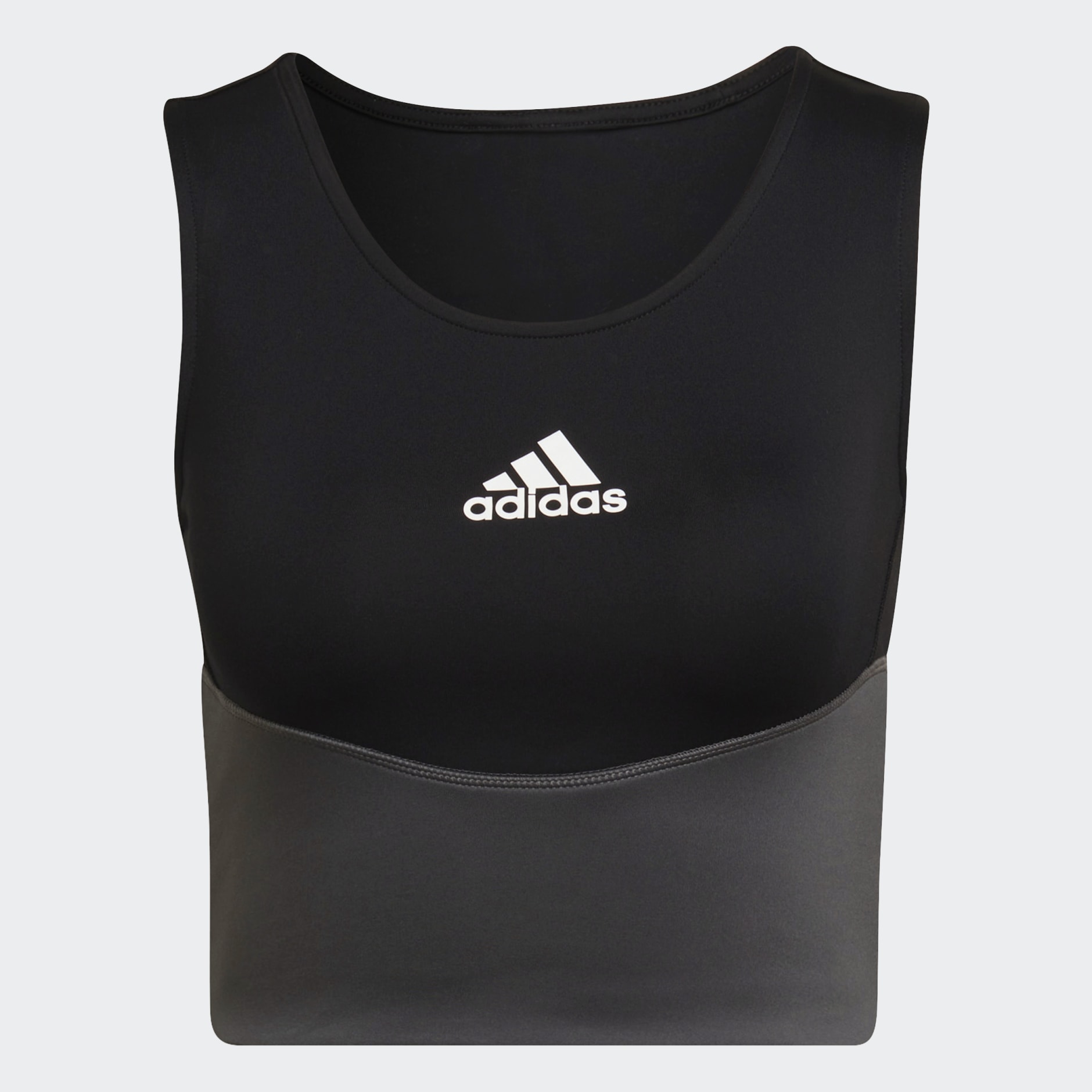 Designed to Move Colorblock 3-Stripes Crop Top