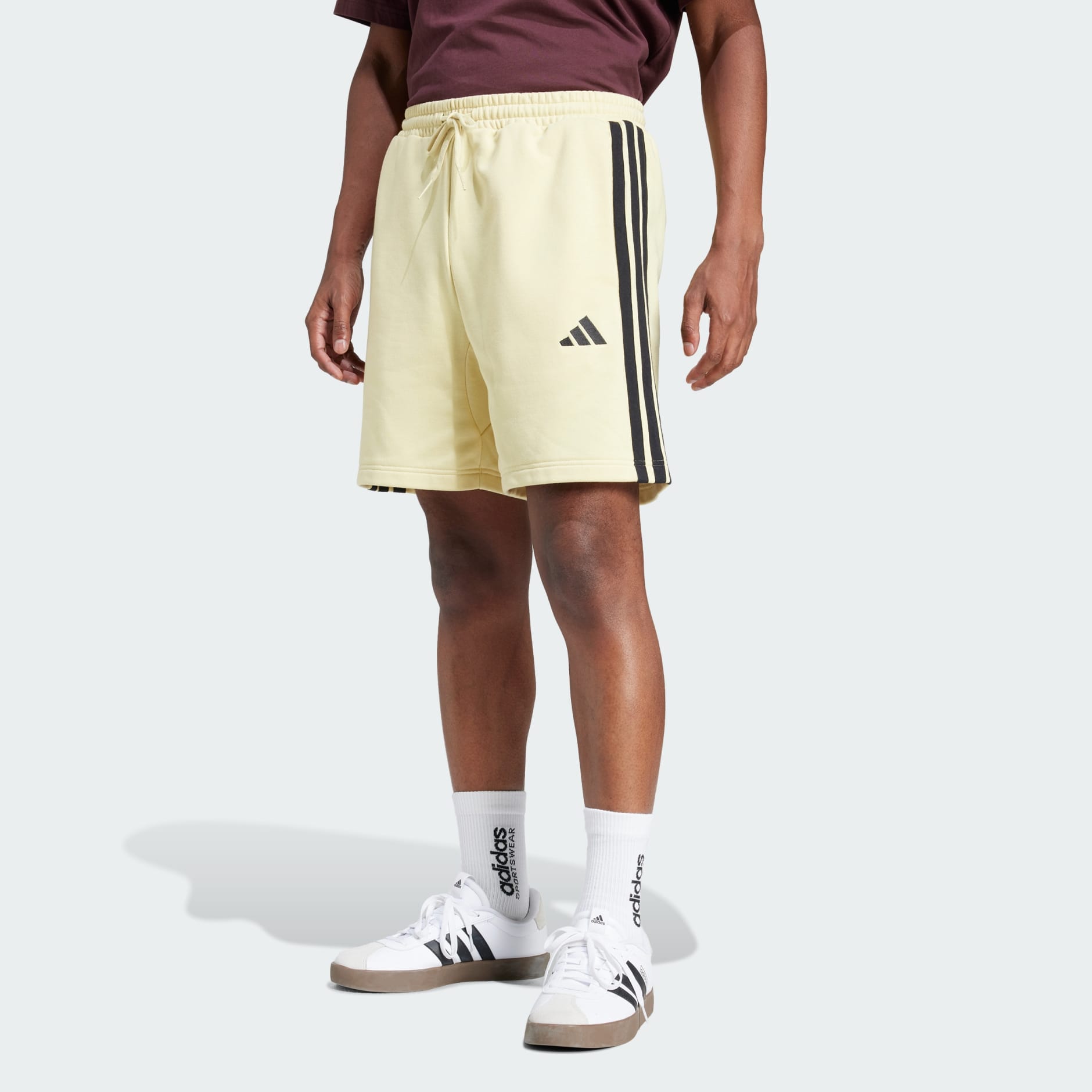 Essential 3-Stripes French Terry Shorts