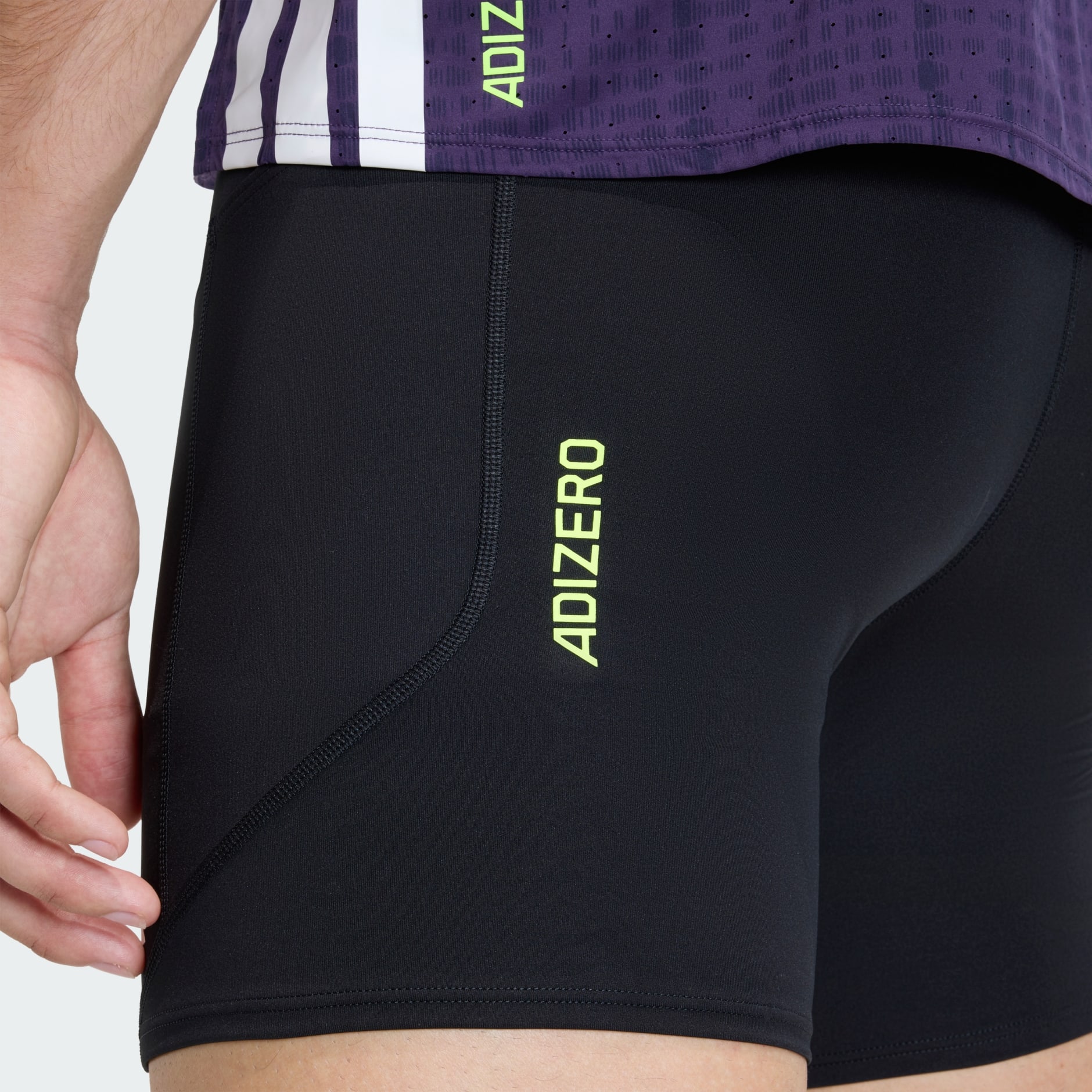 Colanți scurți de alergare cu buzunare Adizero