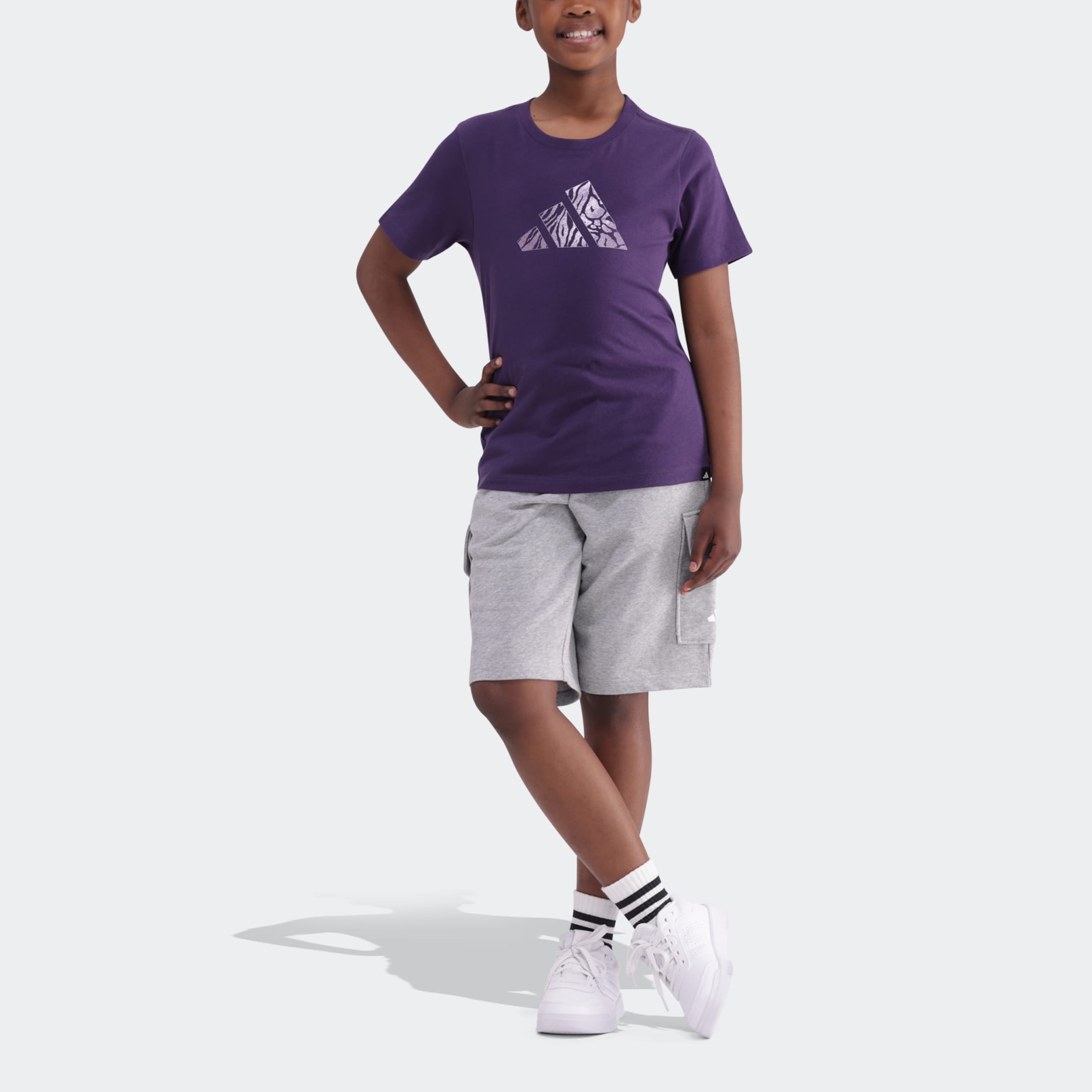 Climacool Animal Training Slim Graphic T-Shirt Kids Girls