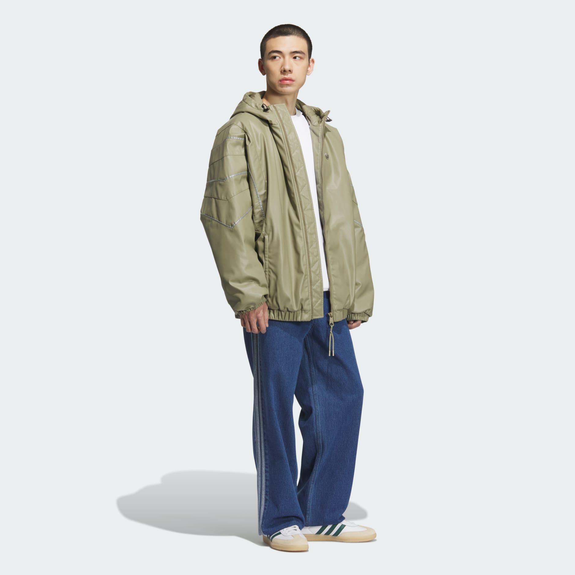 PU Oversized Jacket Pad