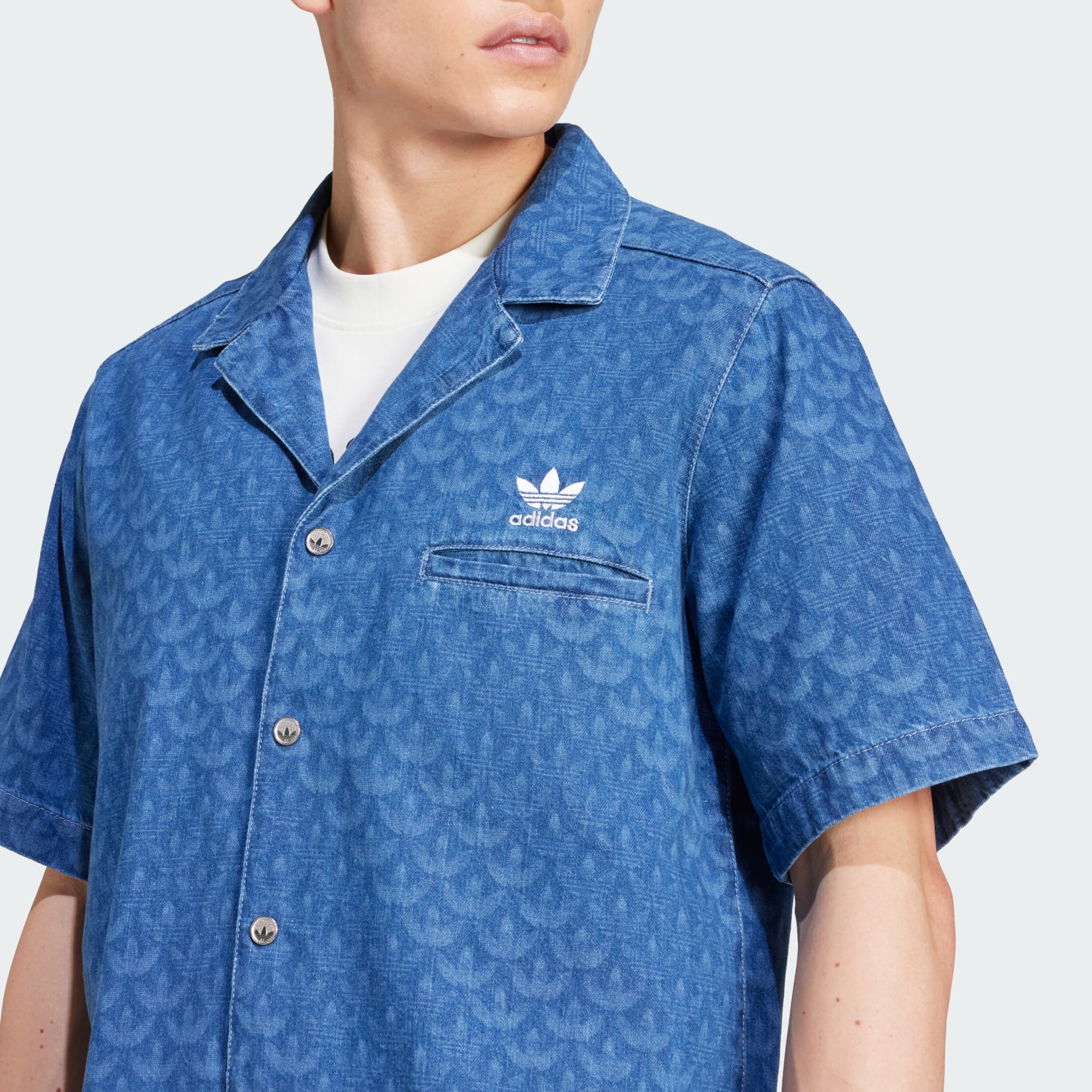 adidas Monogram Shirt Blue adidas TZ