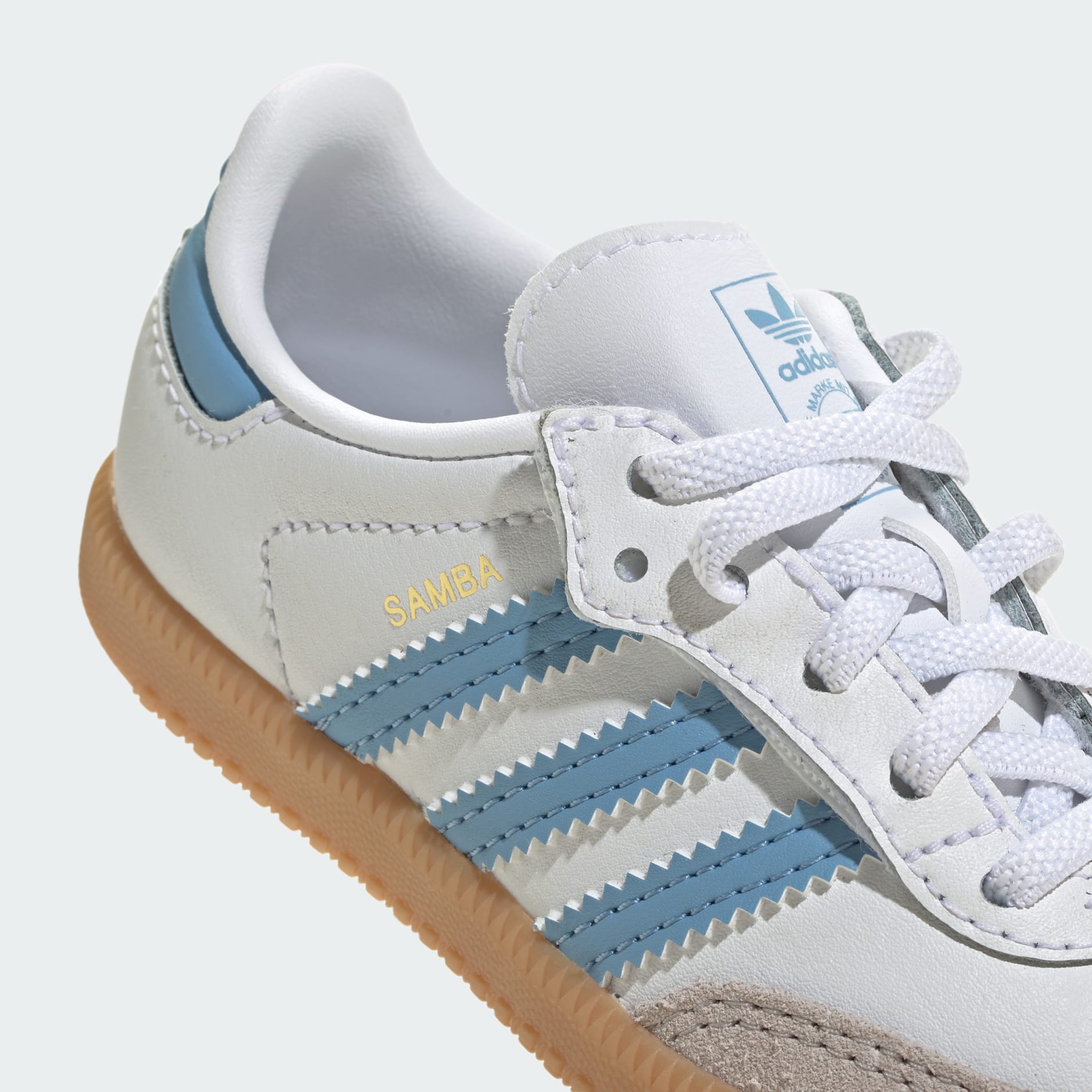 נעלי ילדים עם סגירת שרוכים אלסטיים Samba OG Comfort