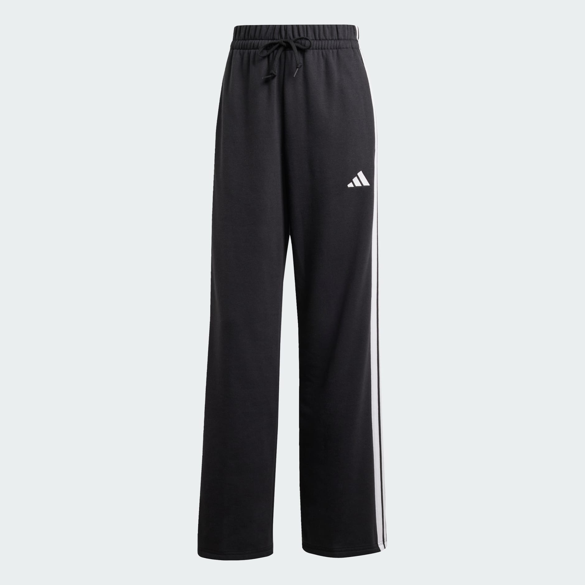 Essentials 3-Stripes Open Hem French Terry Pants