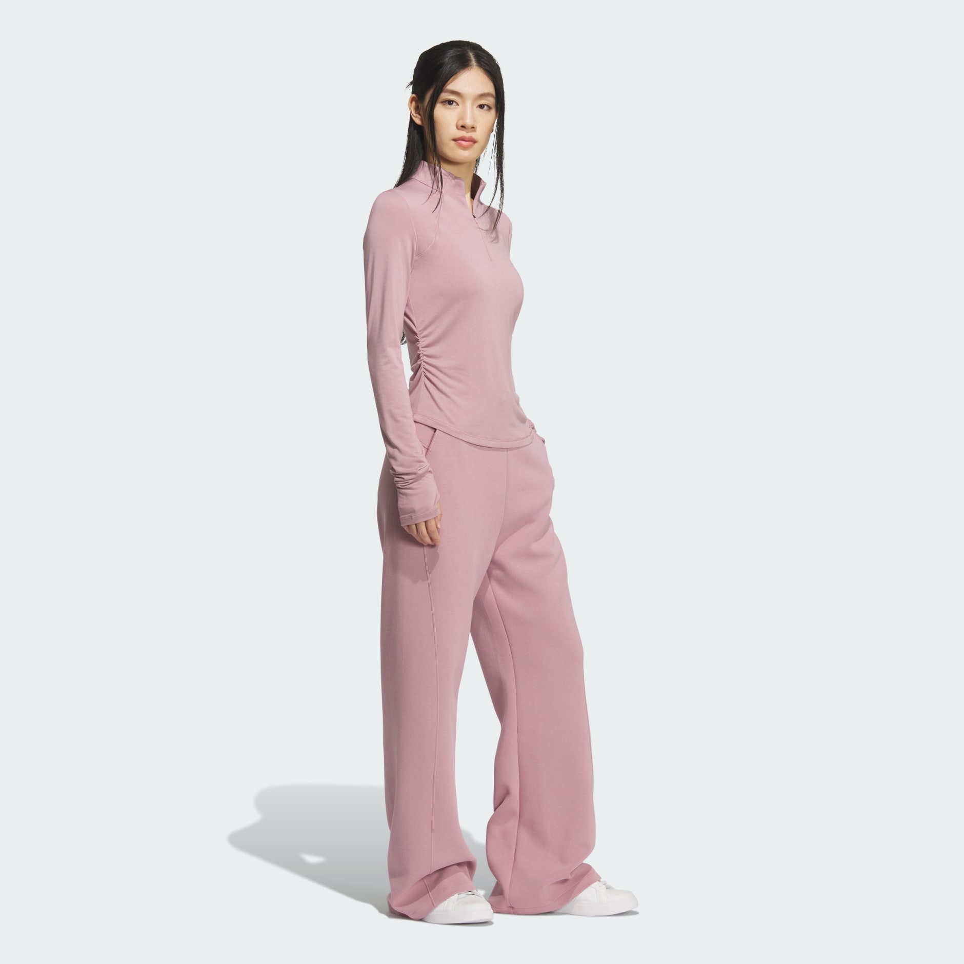 PANTALONI TRICOTAȚI EVAZAȚI