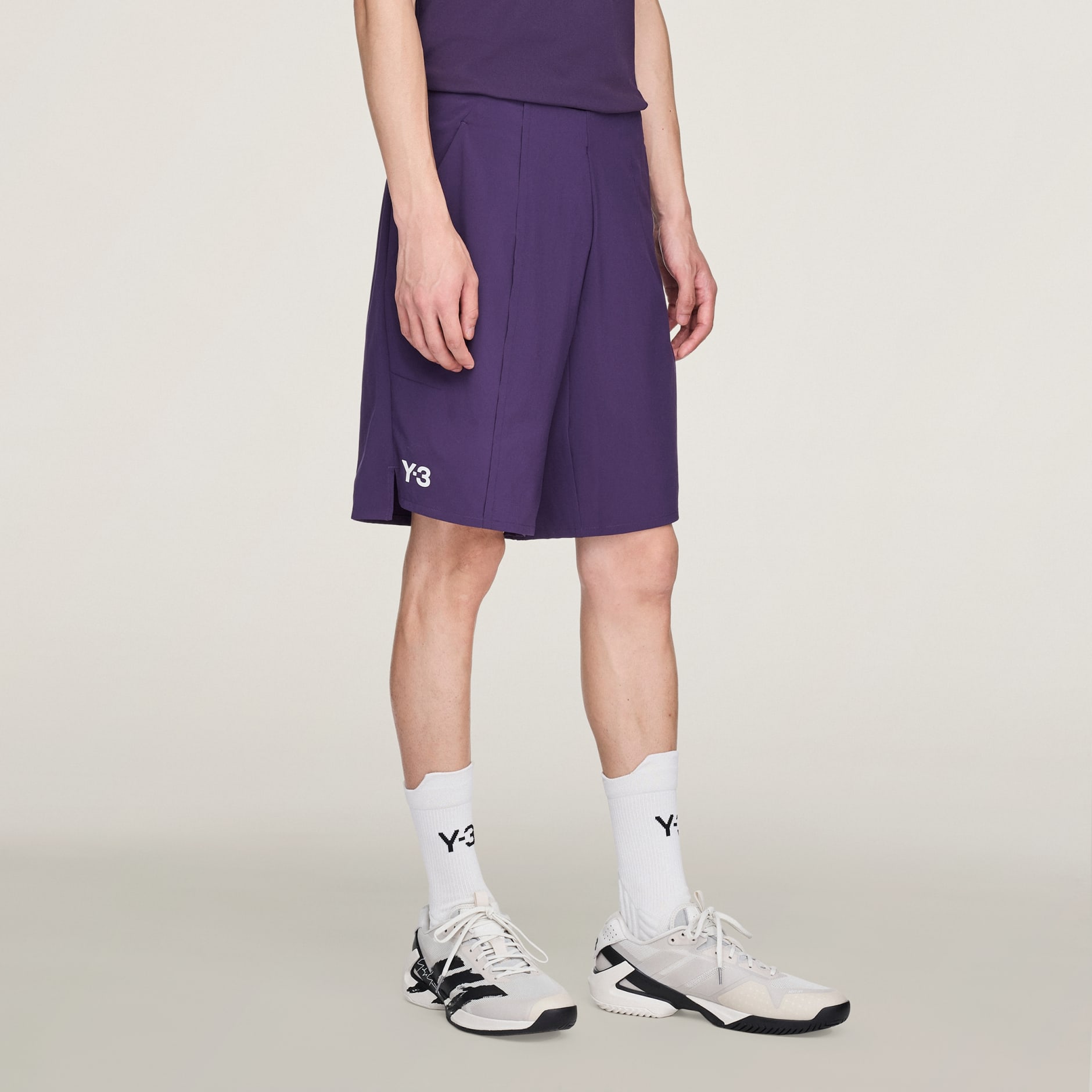 Y-3 Tennis Pro Match Shorts 紫色 adidas Y-3 Tennis Pro Match Shorts - Purple | Free Shipping with
