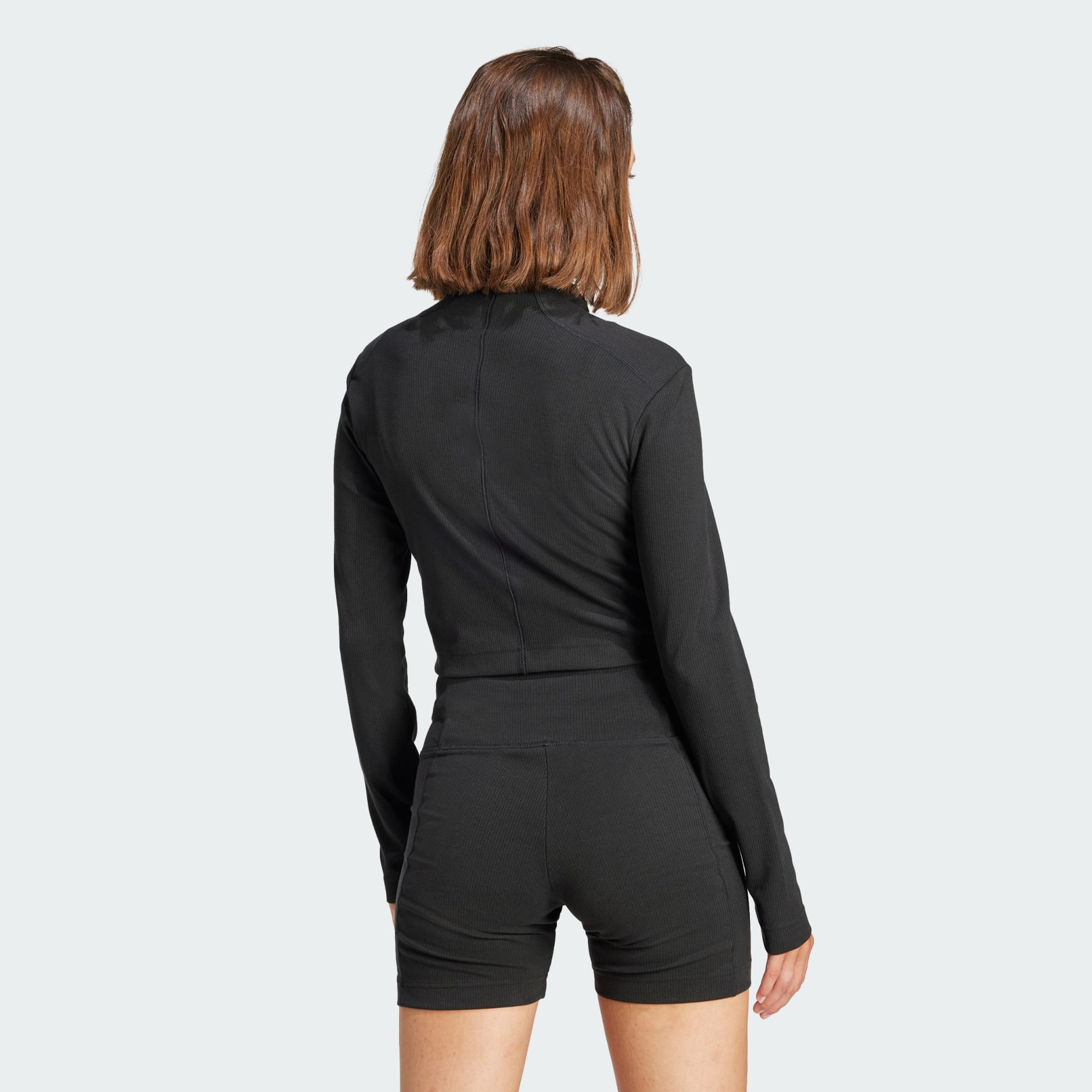 All SZN Ribbed Crop Long Sleeve Top