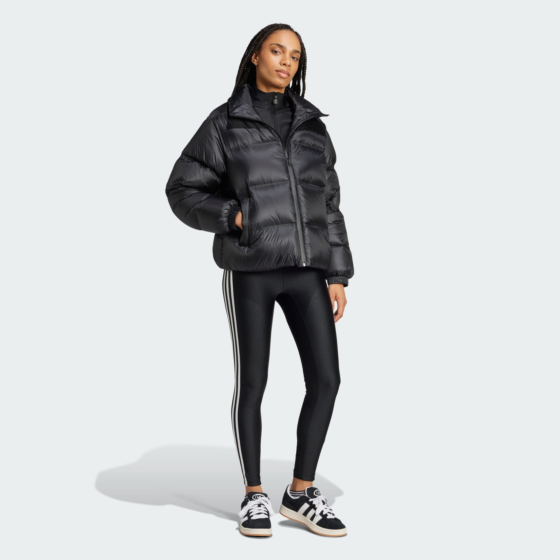 Adidas sale puffer jacket & leggings