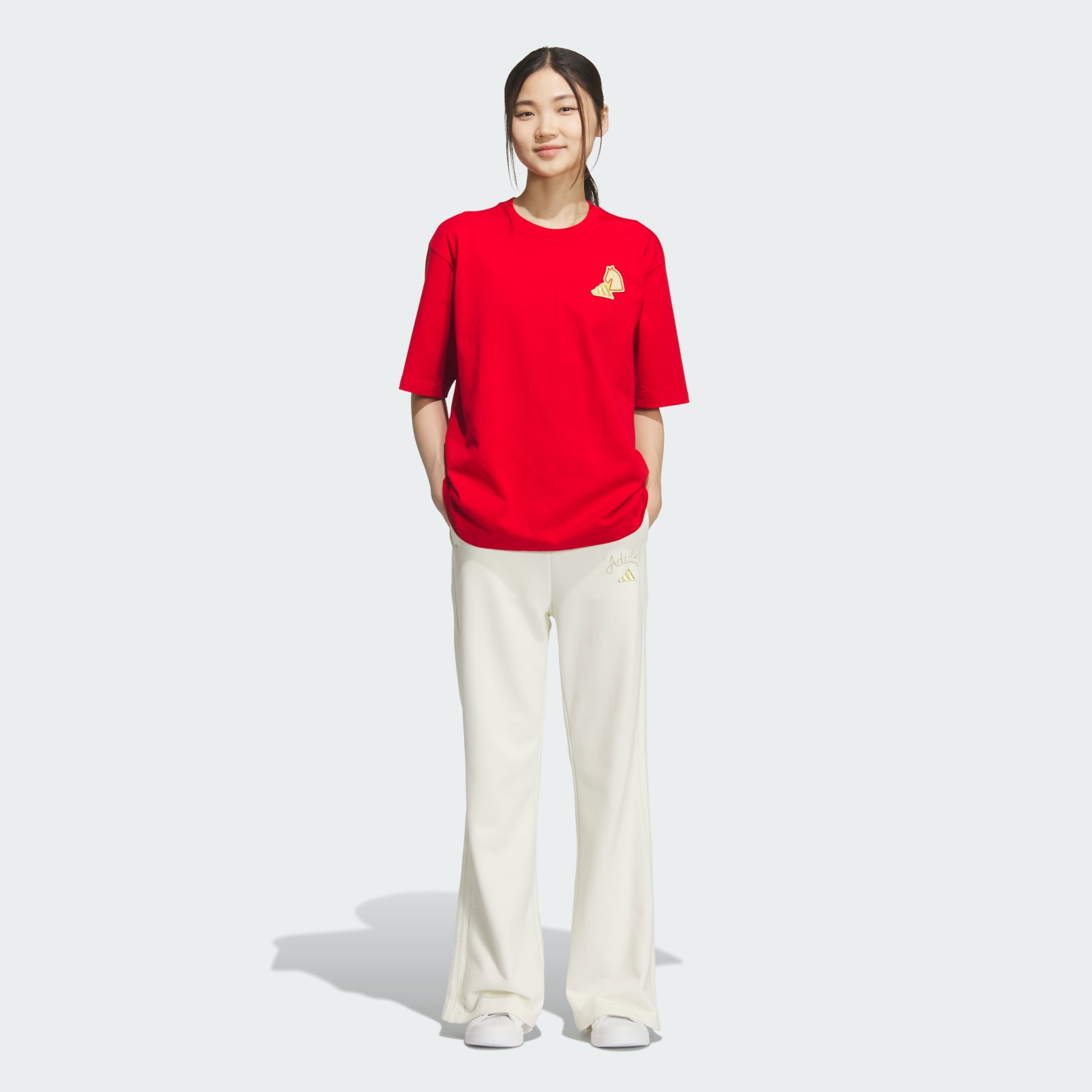 LUNAR NEW YEAR FLARED LEG KNIT PANT