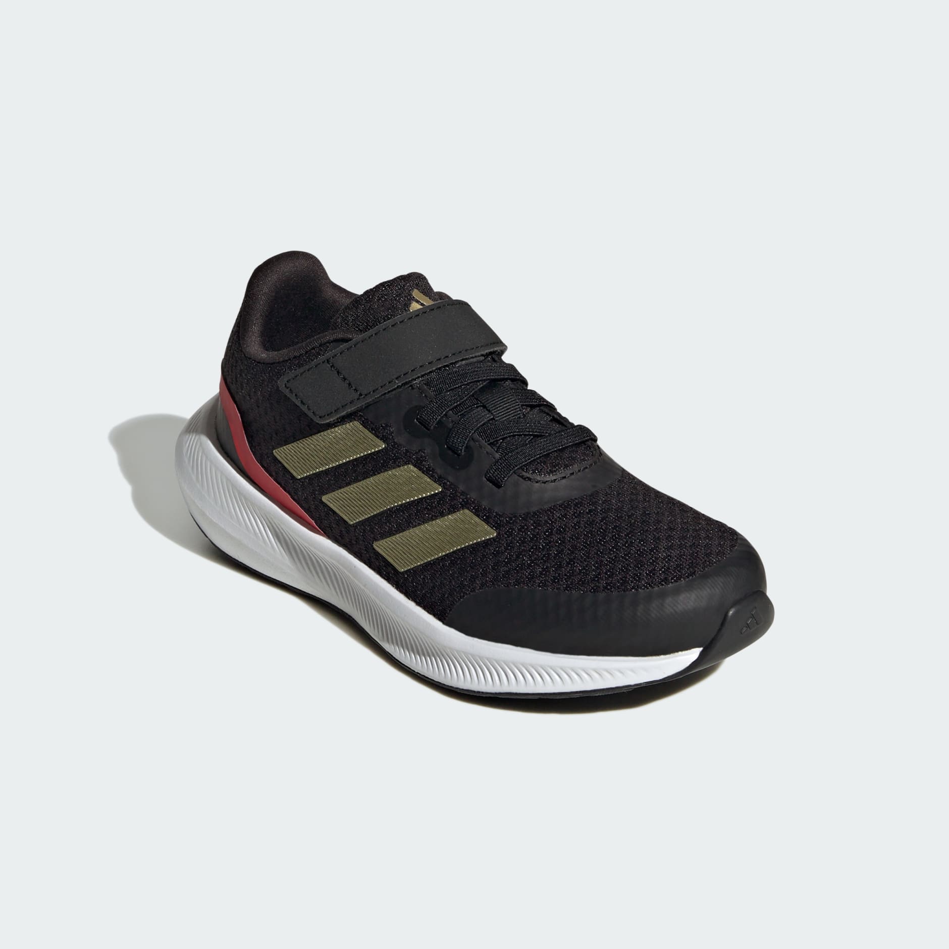 adidas RunFalcon 3.0 Elastic Lace Shoes - KE Black Strap Top | adidas