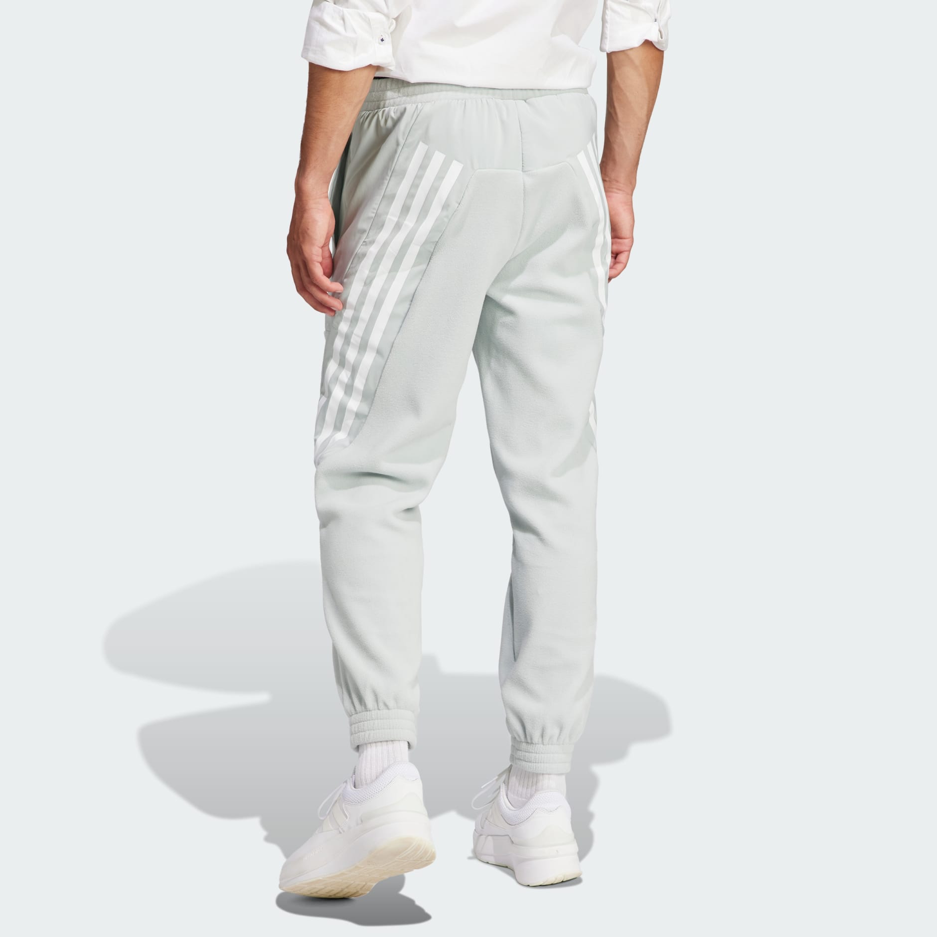 adidas Future Icons 3-Stripes Pants - Grey | adidas UAE