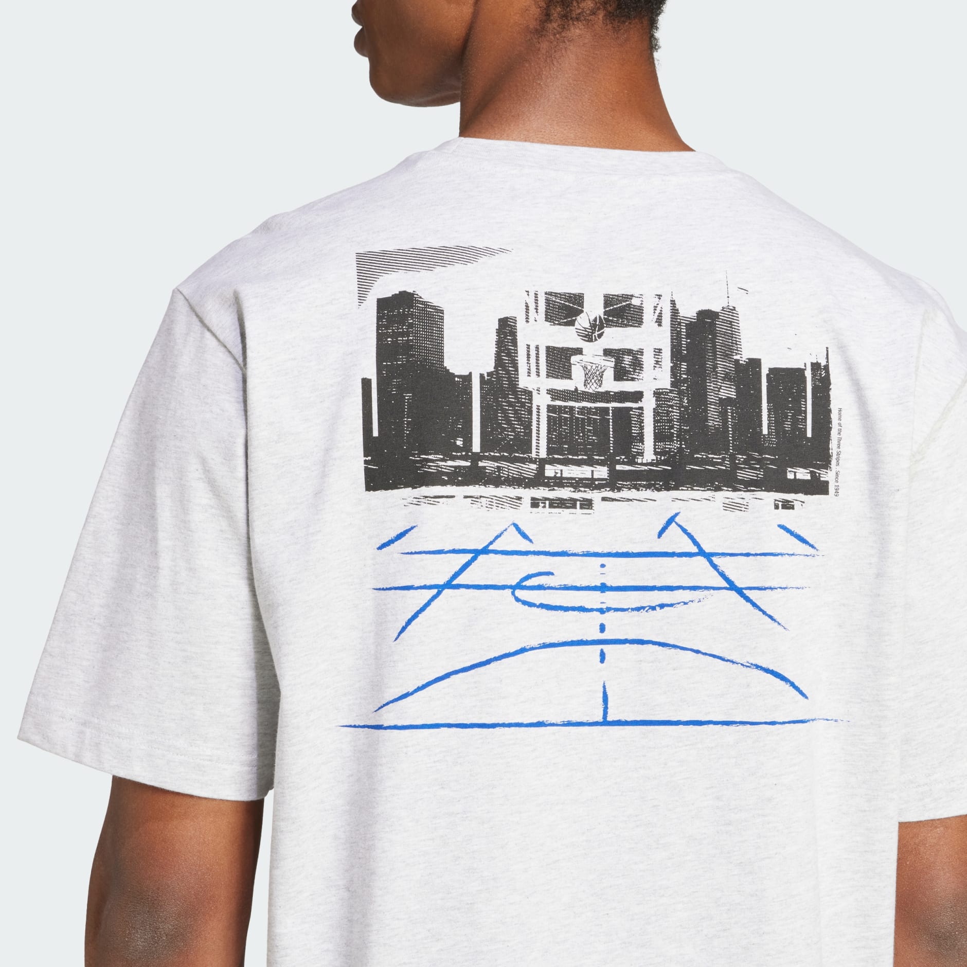 Clothing - Codes Photoreal Graphic Tee - Grey | adidas Oman