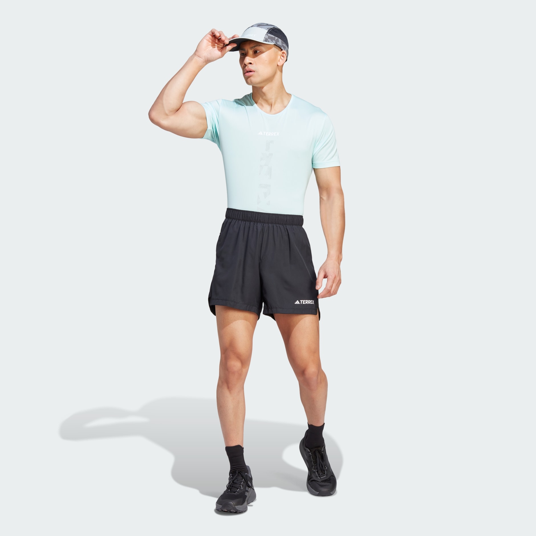 adidas Terrex straight-leg shorts - Neutrals