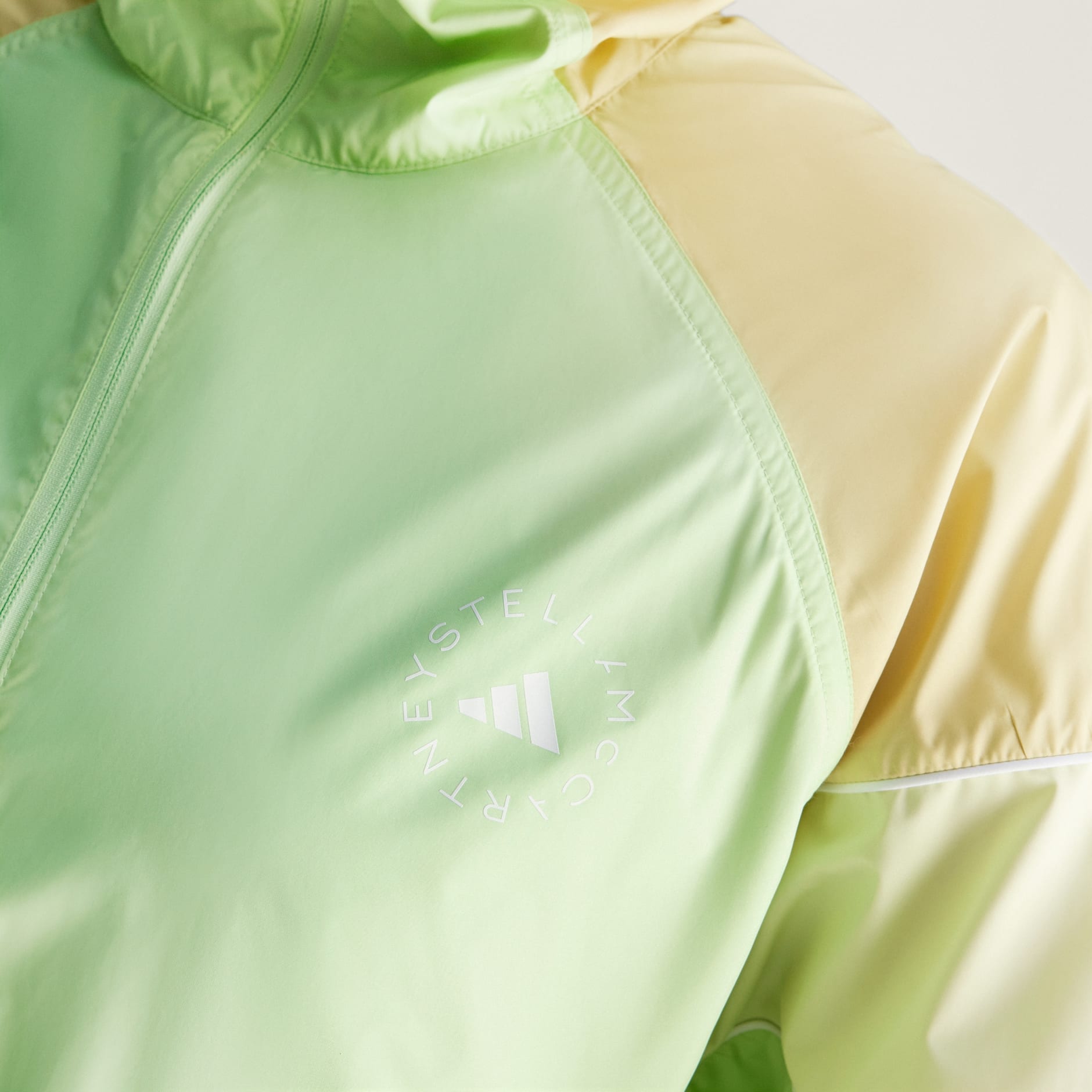 adidas × stella mccartney ジャケット グリーン Adidas By Stella McCartney プリント トラックトップ
