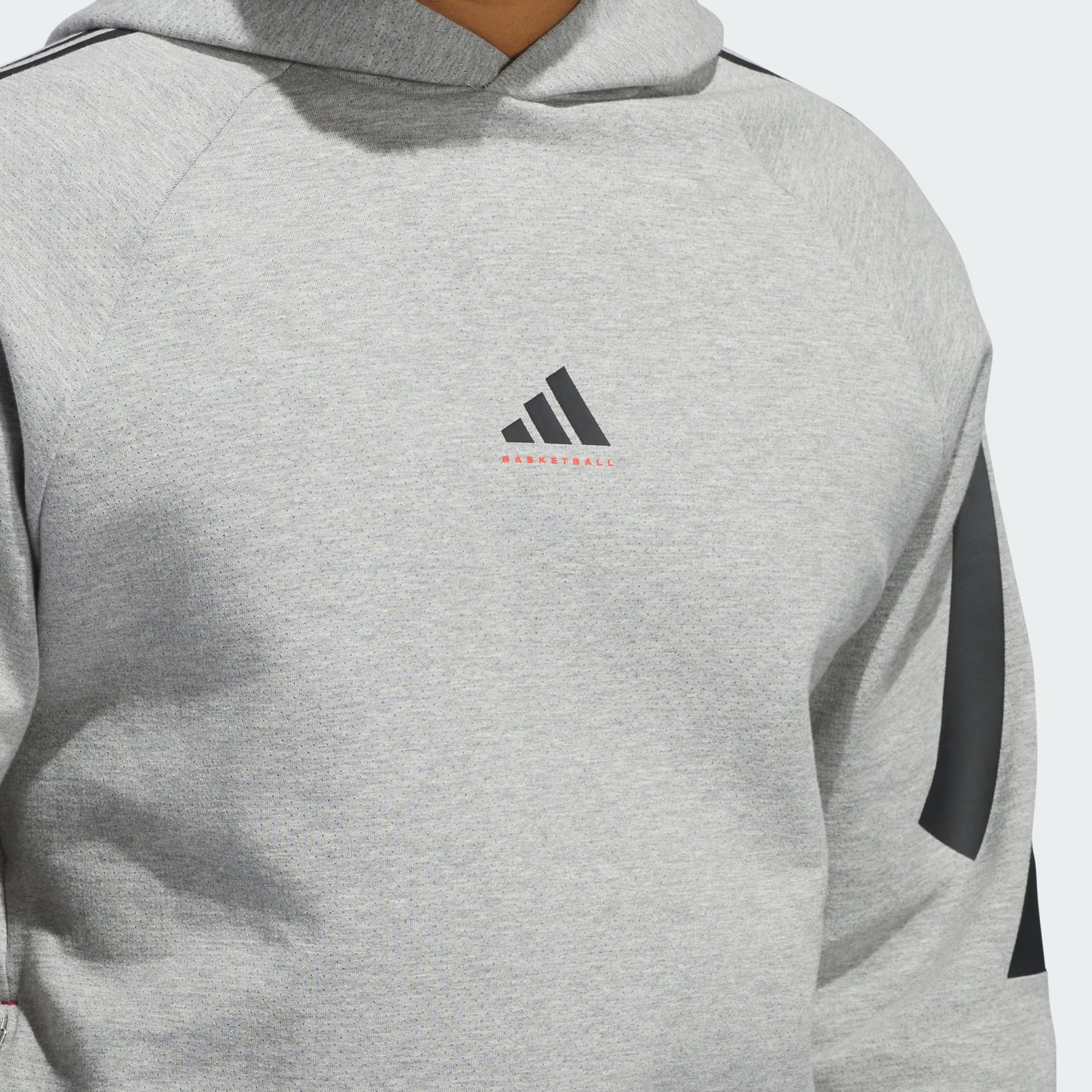 adidas navigation ksa adidas Basketball Spacer Hoodie Gender Neutral Grey adidas Saudi Arabia