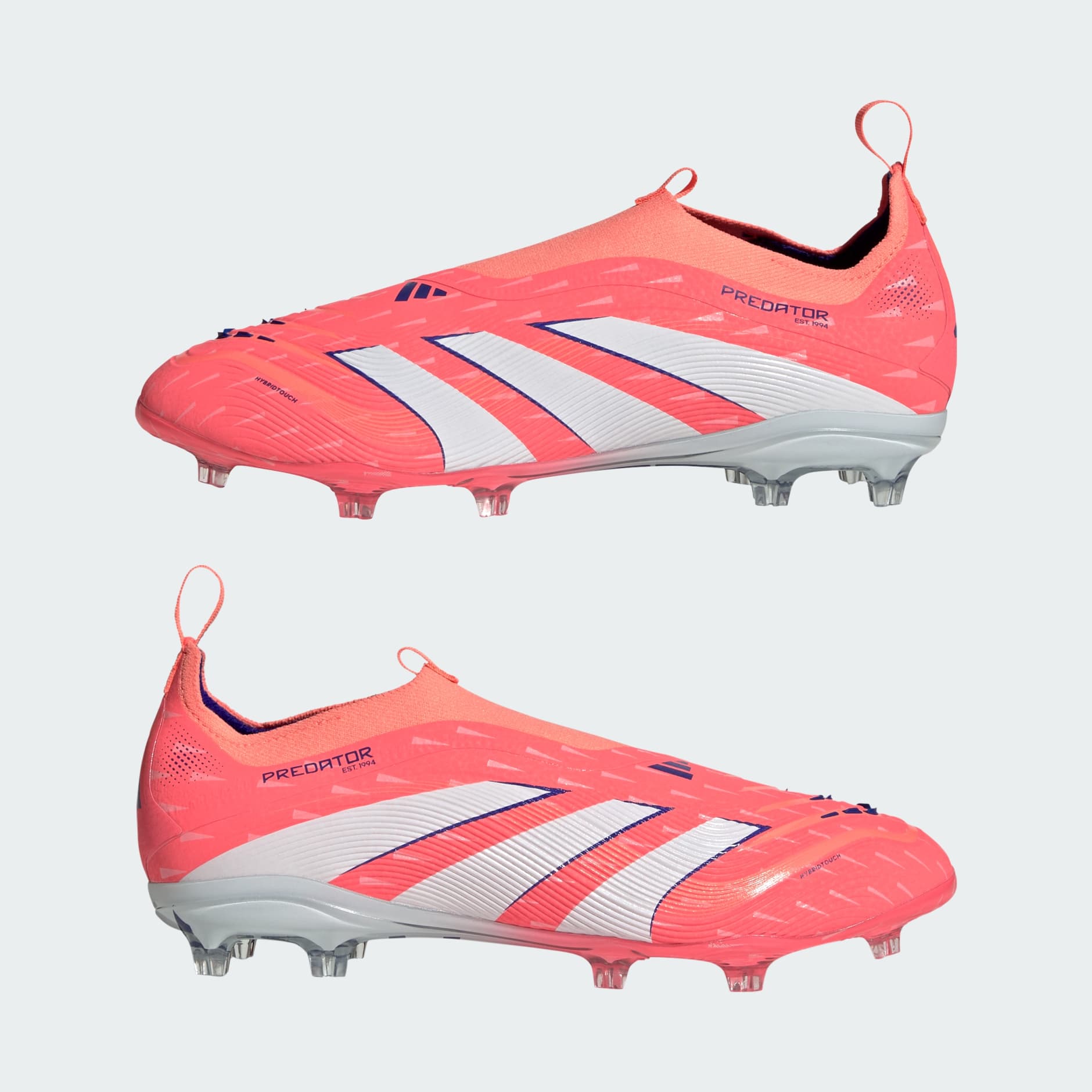 Ghete Predator Elite de teren dur, fără șireturi, copii