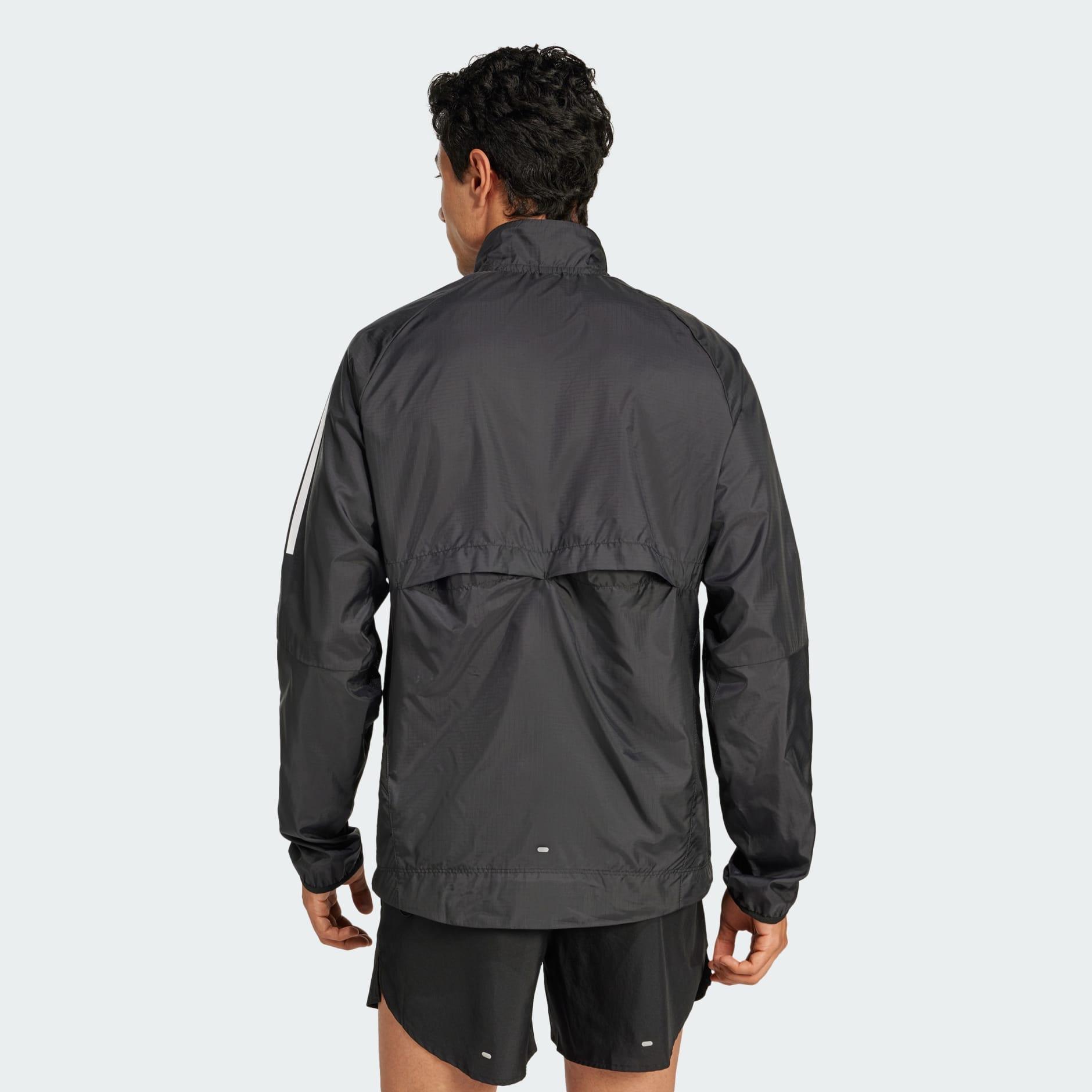 【Adidas コリア】 Own the Run 3-Stripes Packable Jacket adidas Own The Run 3-Stripes Jacket - White | Free Shipping