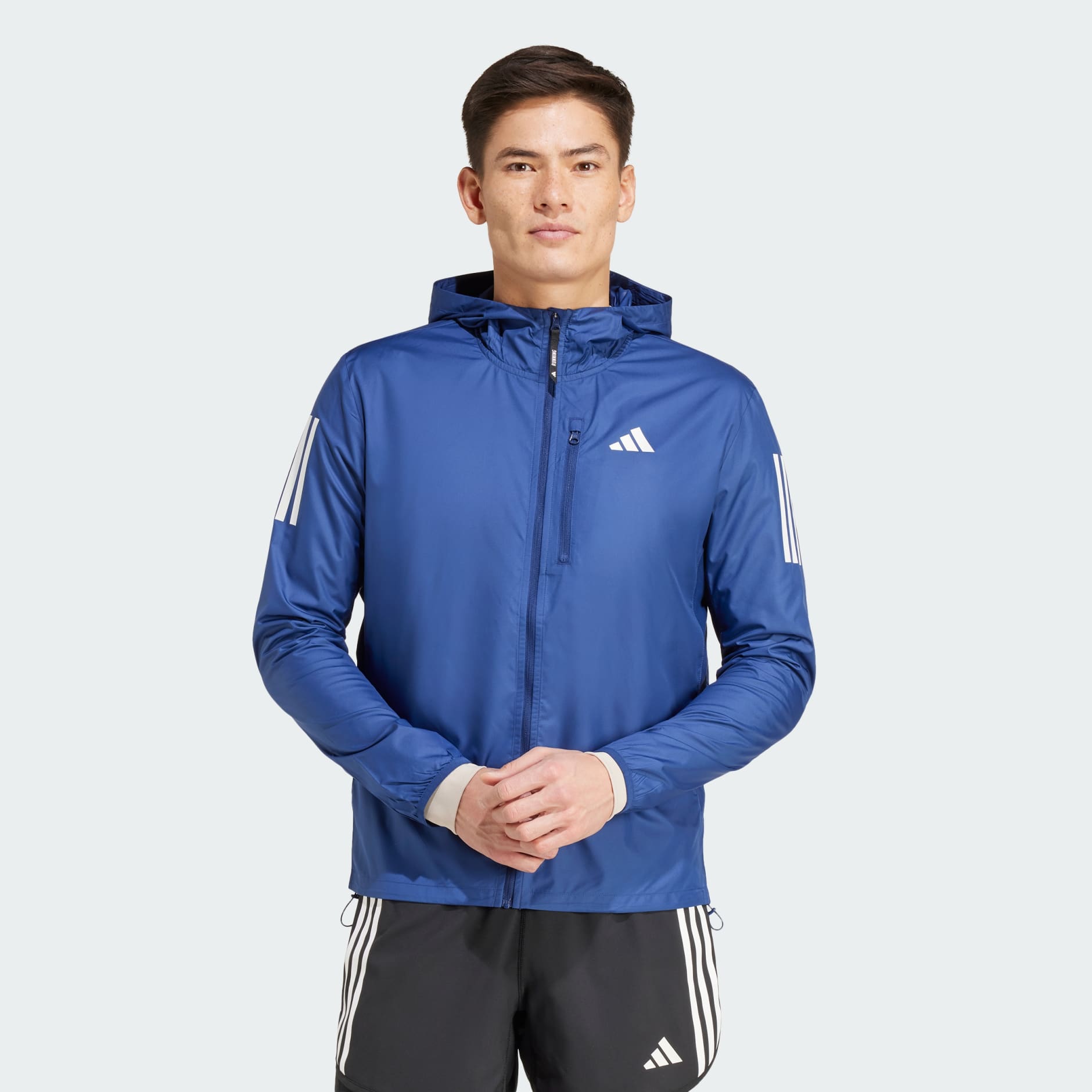 adidas Own the Run Jacket Blue adidas UAE