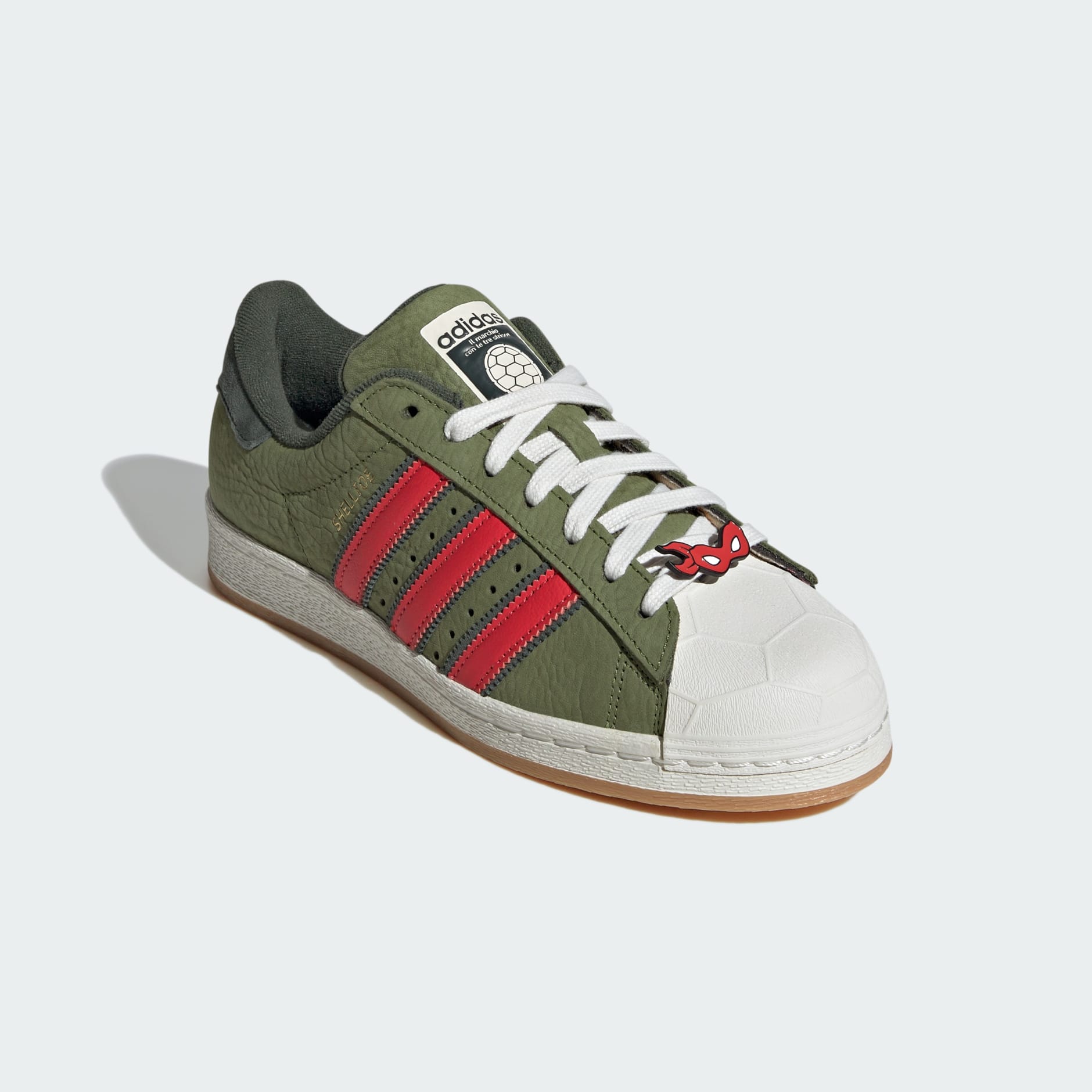 Adidas superstar 80s brown/green suede trainers hotsell