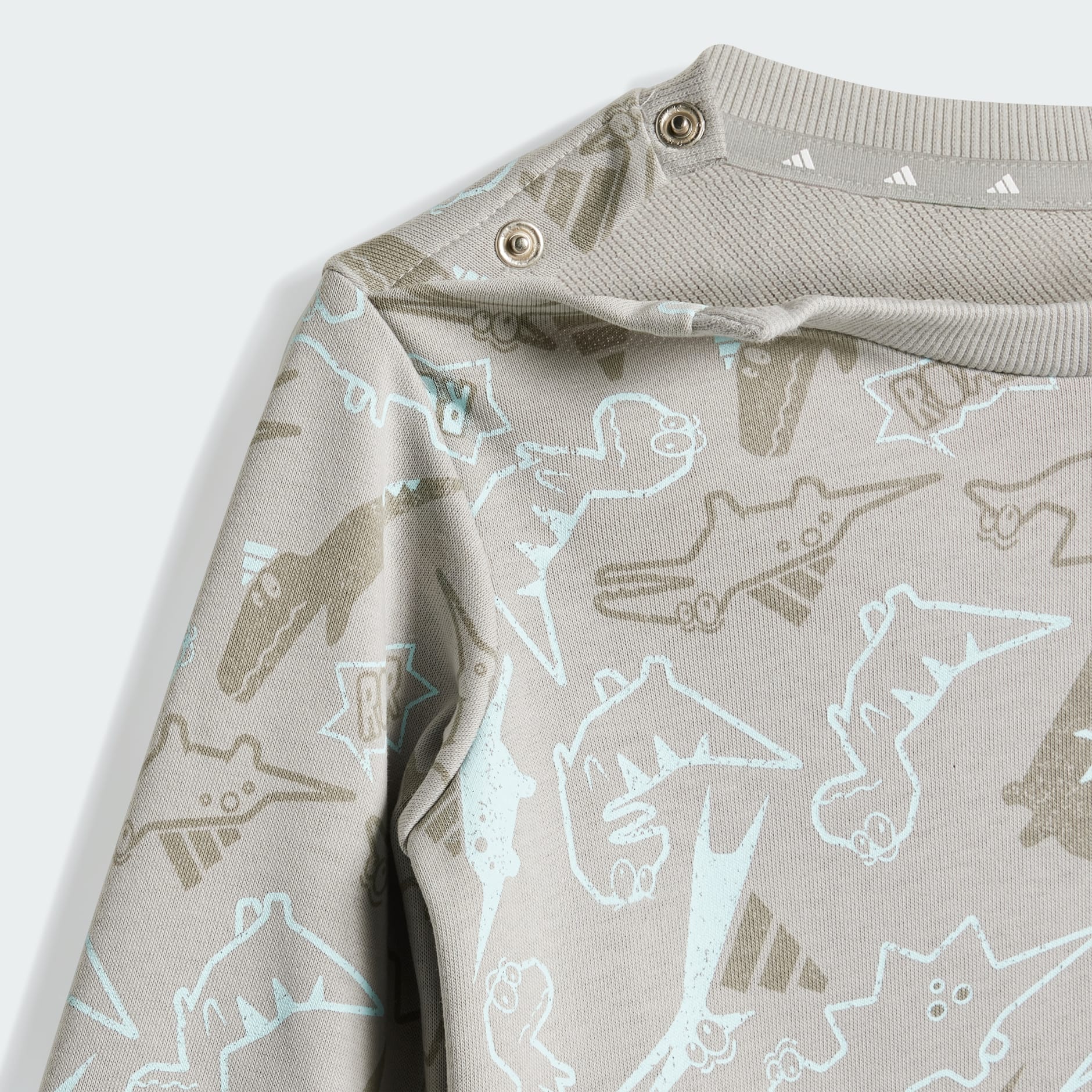 أساسيات الموسم Adiraptor French Terry طقم بنطال للأطفال.