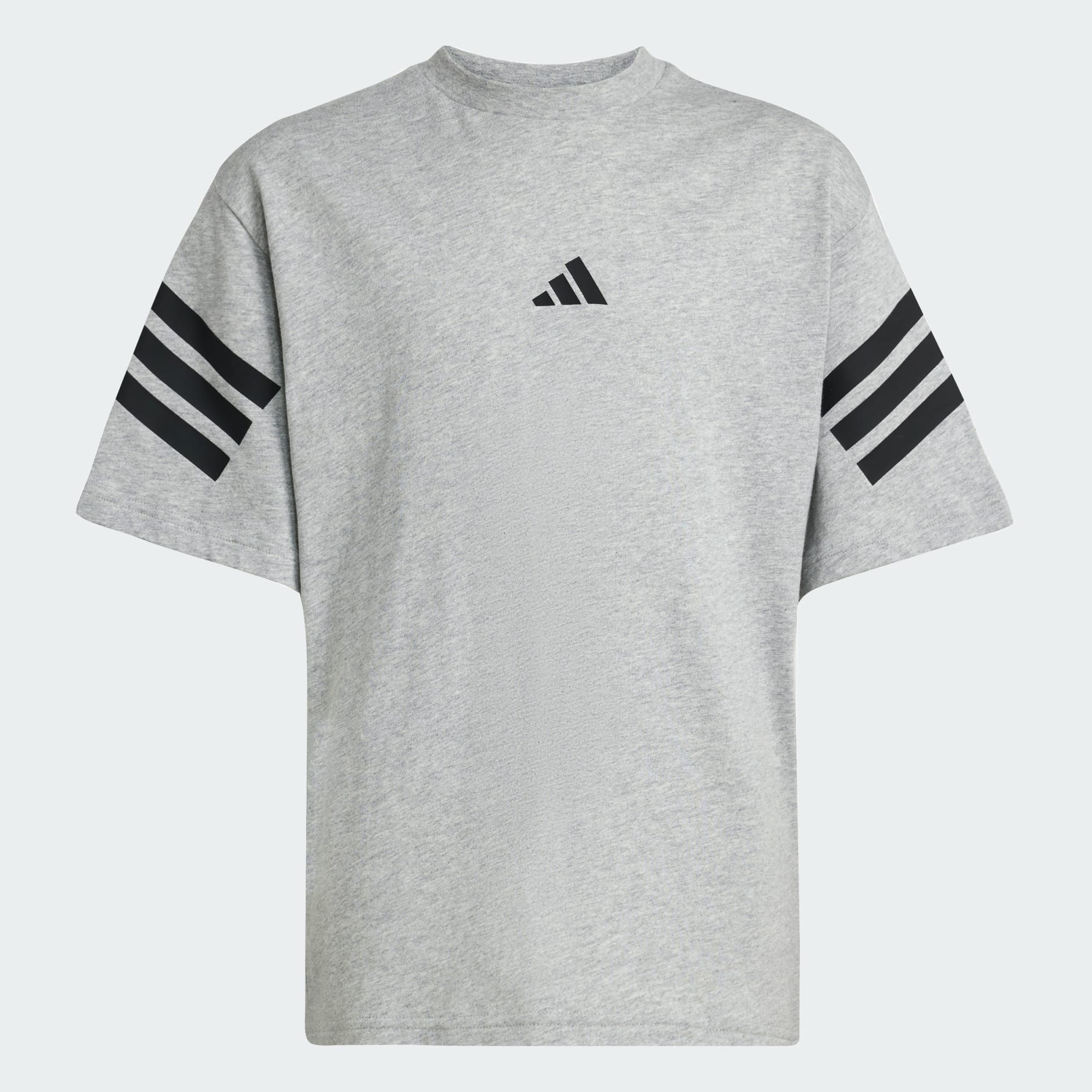 adidas Future Icons 3-Stripes Tee Kids - Grey | adidas UAE