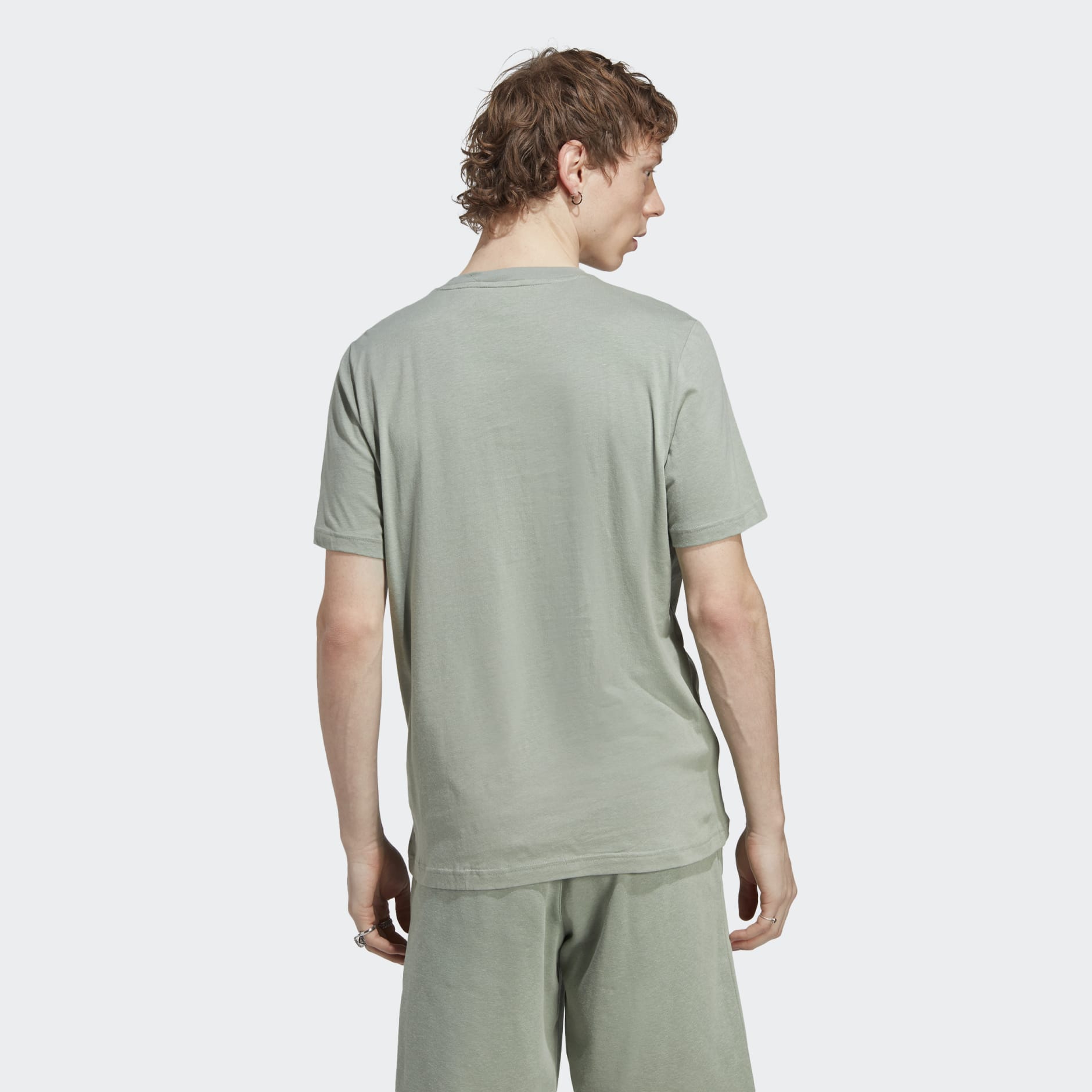 Clothing - Essentials+ Made With Hemp Tee - Green | adidas Israel