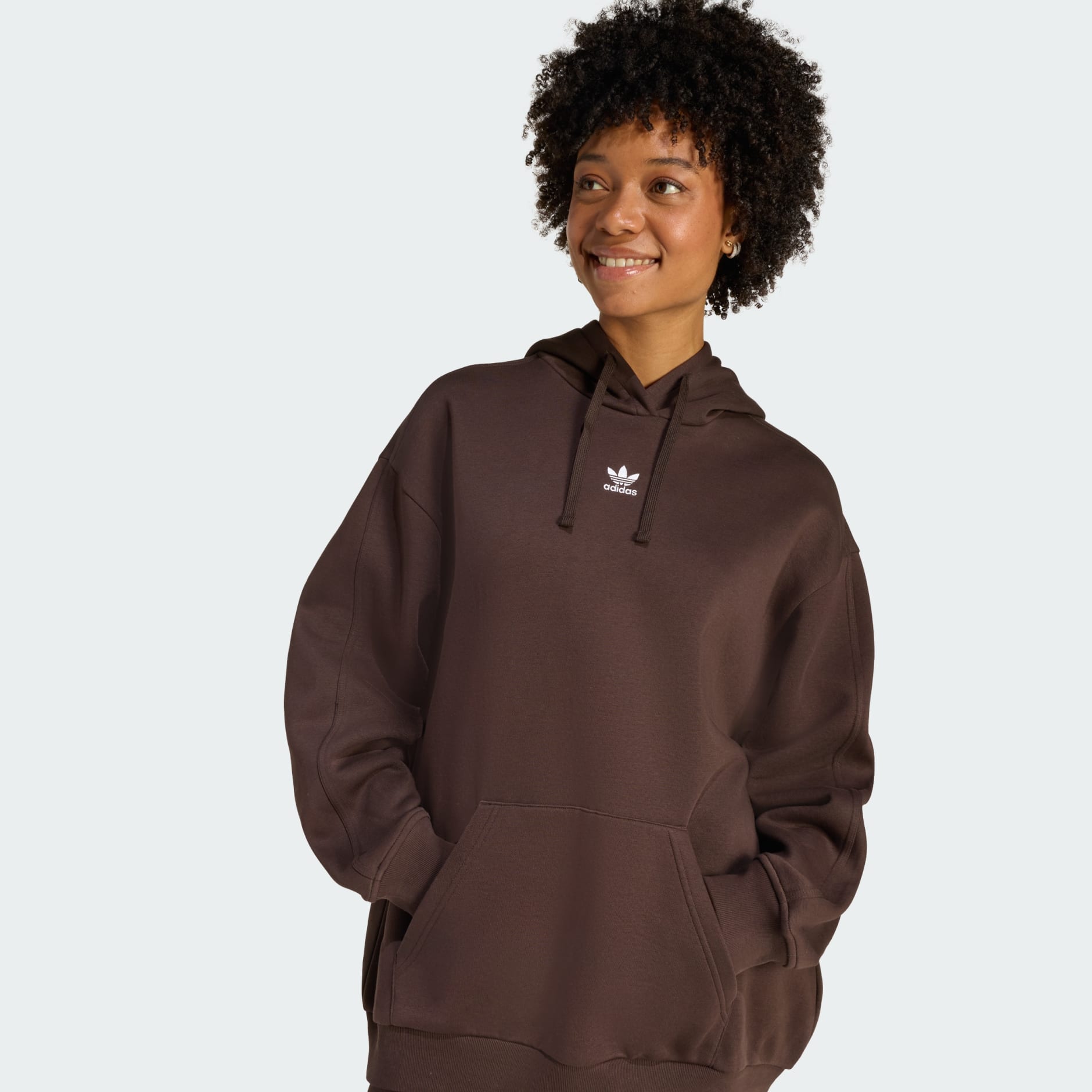 Hanorac din fleece Essentials supradimensionat