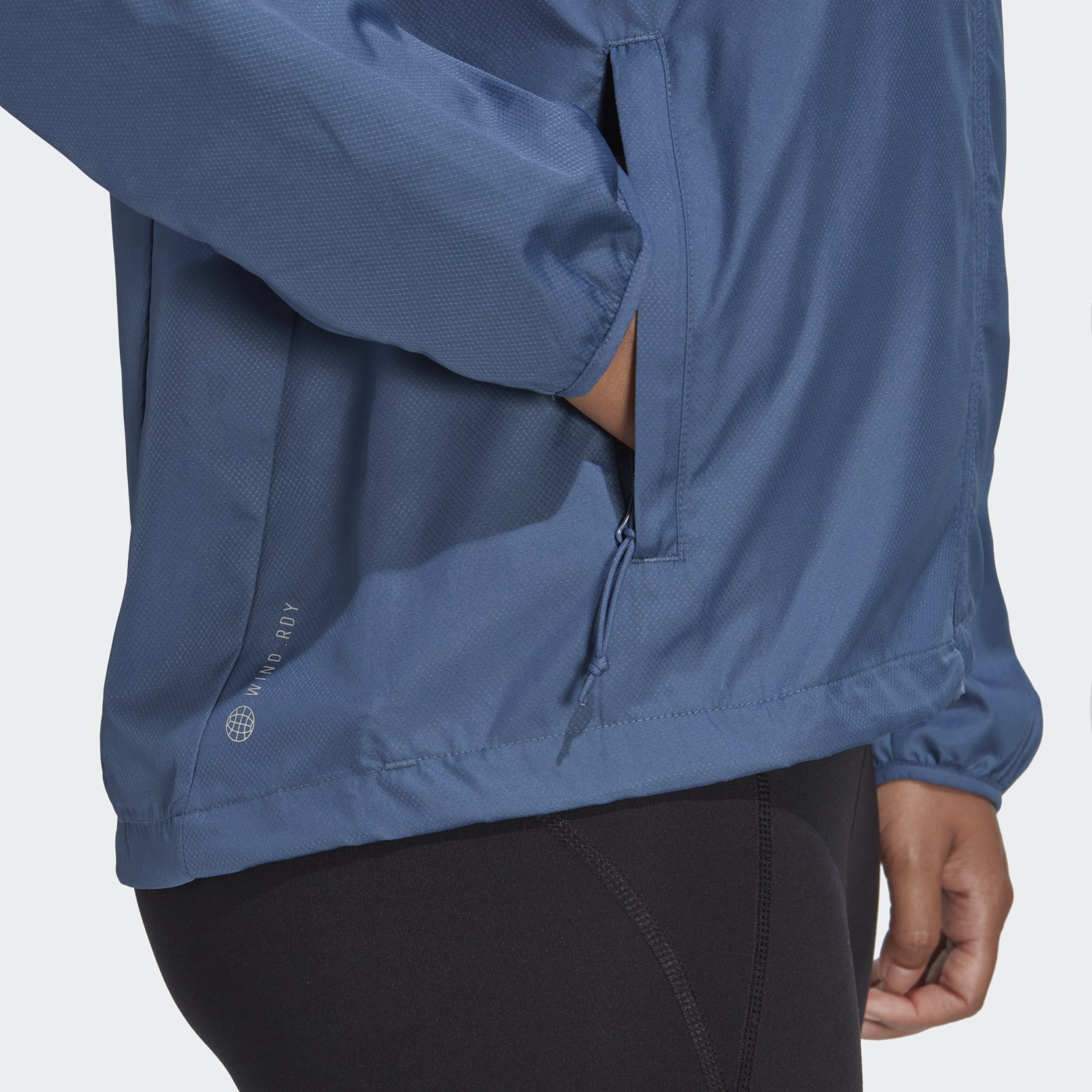 Own the Run Hooded Running Windbreaker