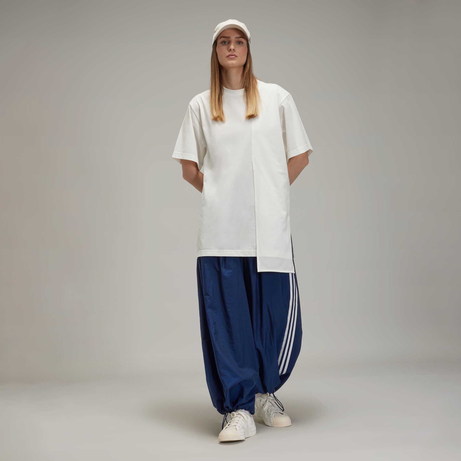 CLOTHING - Y-3 3-Stripes Nylon Pants - Blue | adidas Oman