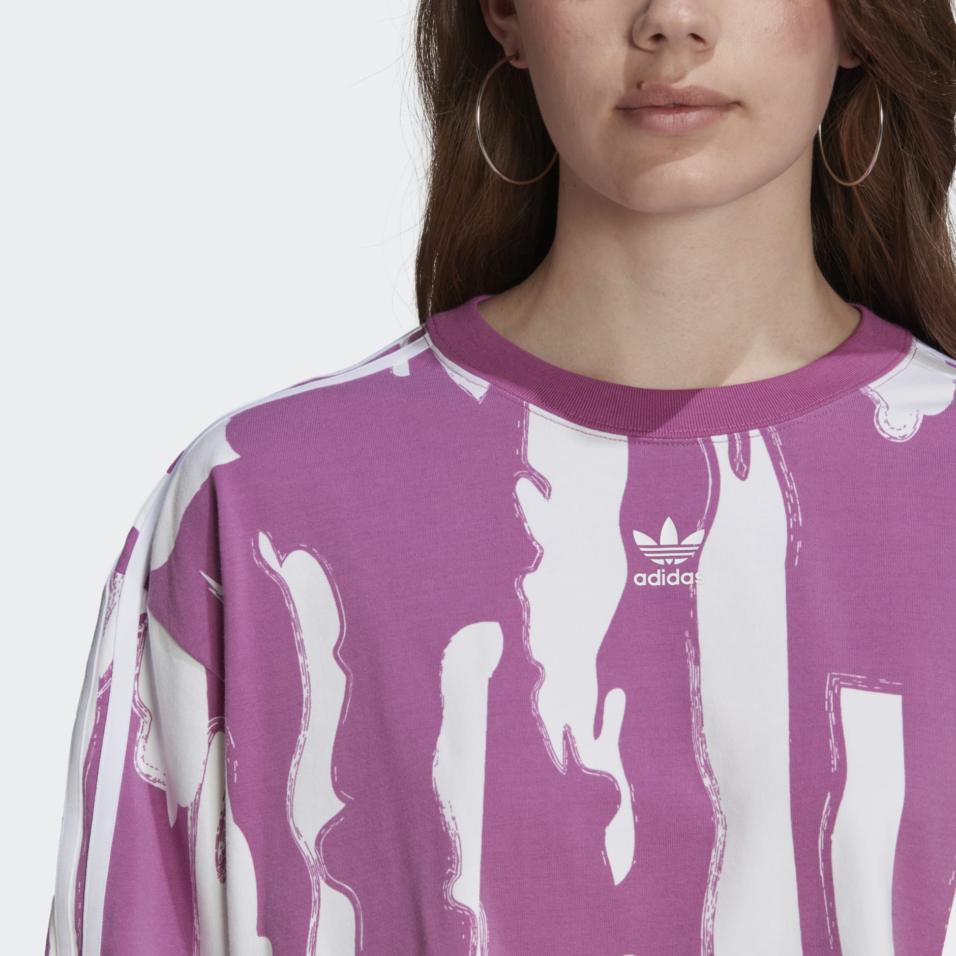 Thebe Magugu Allover Print Crop Tee