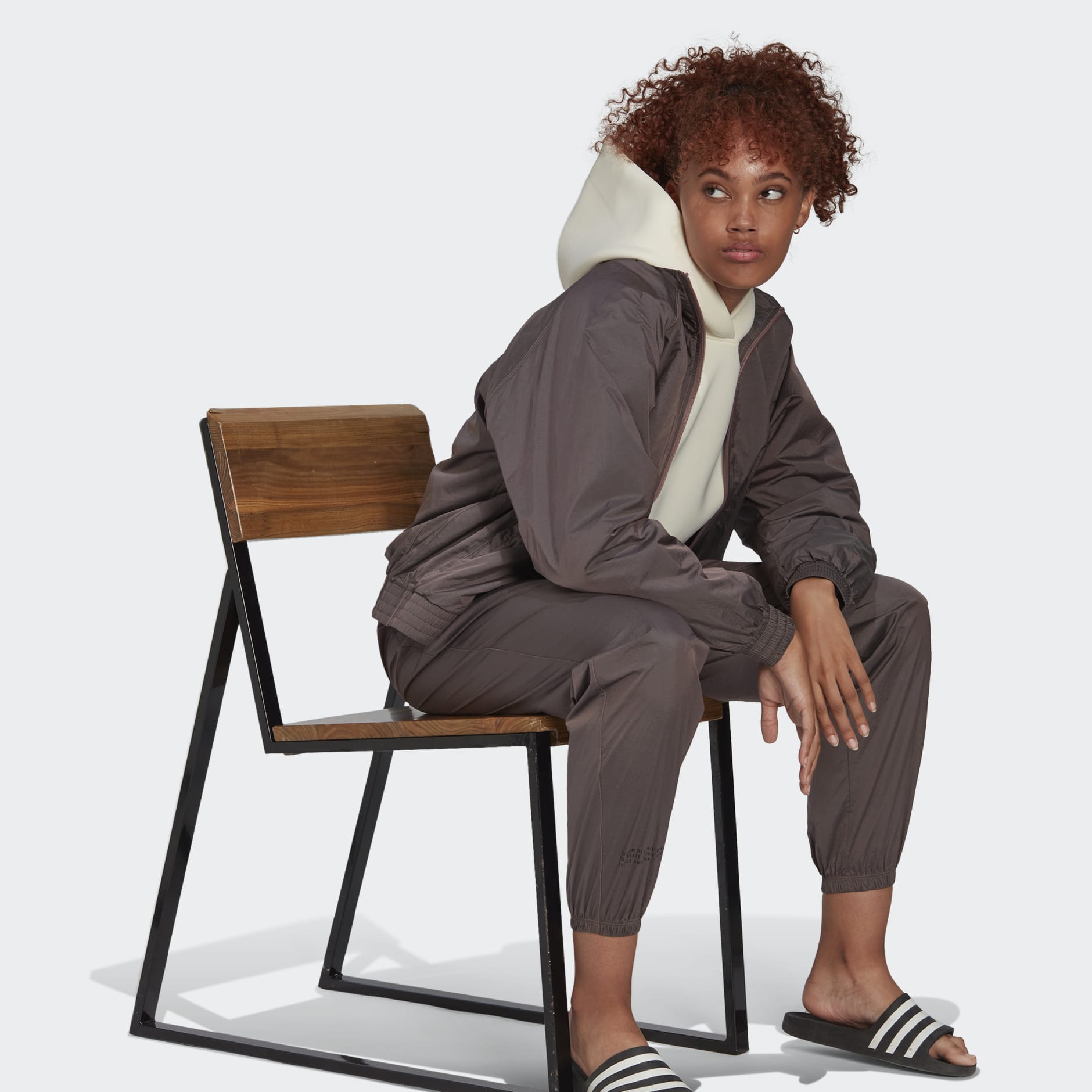 Woven Track Top