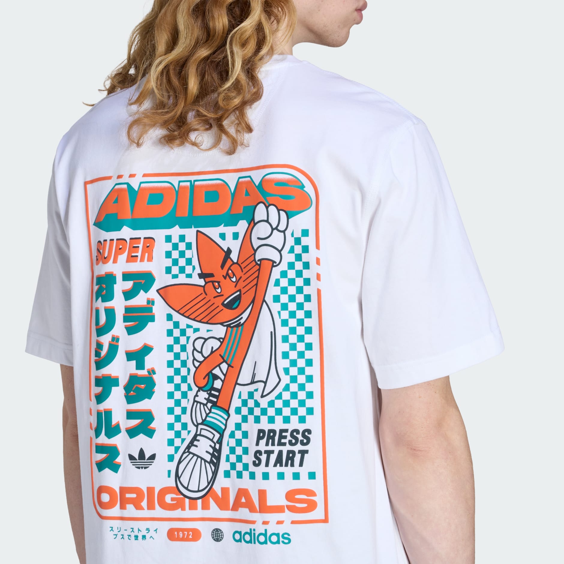Clothing - RETRO GAMING TE - White | adidas Oman