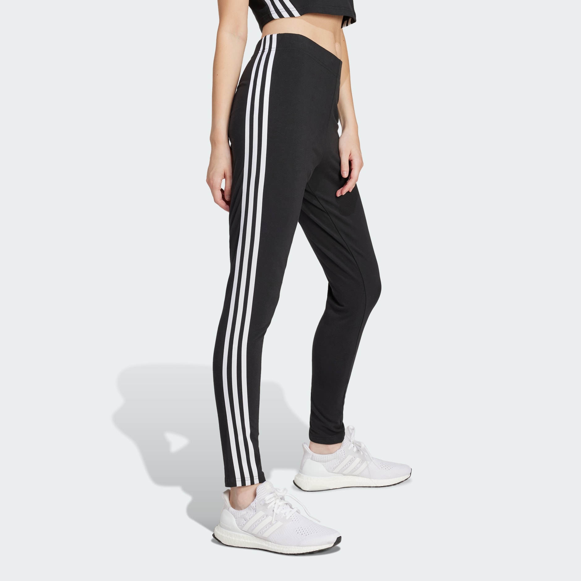Clothing - Future Icons 3-Stripes Leggings - Black | adidas South Africa