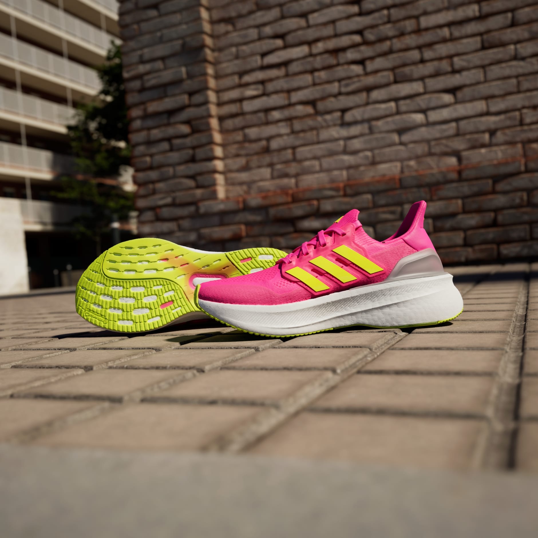 Boost running shoes pink hotsell