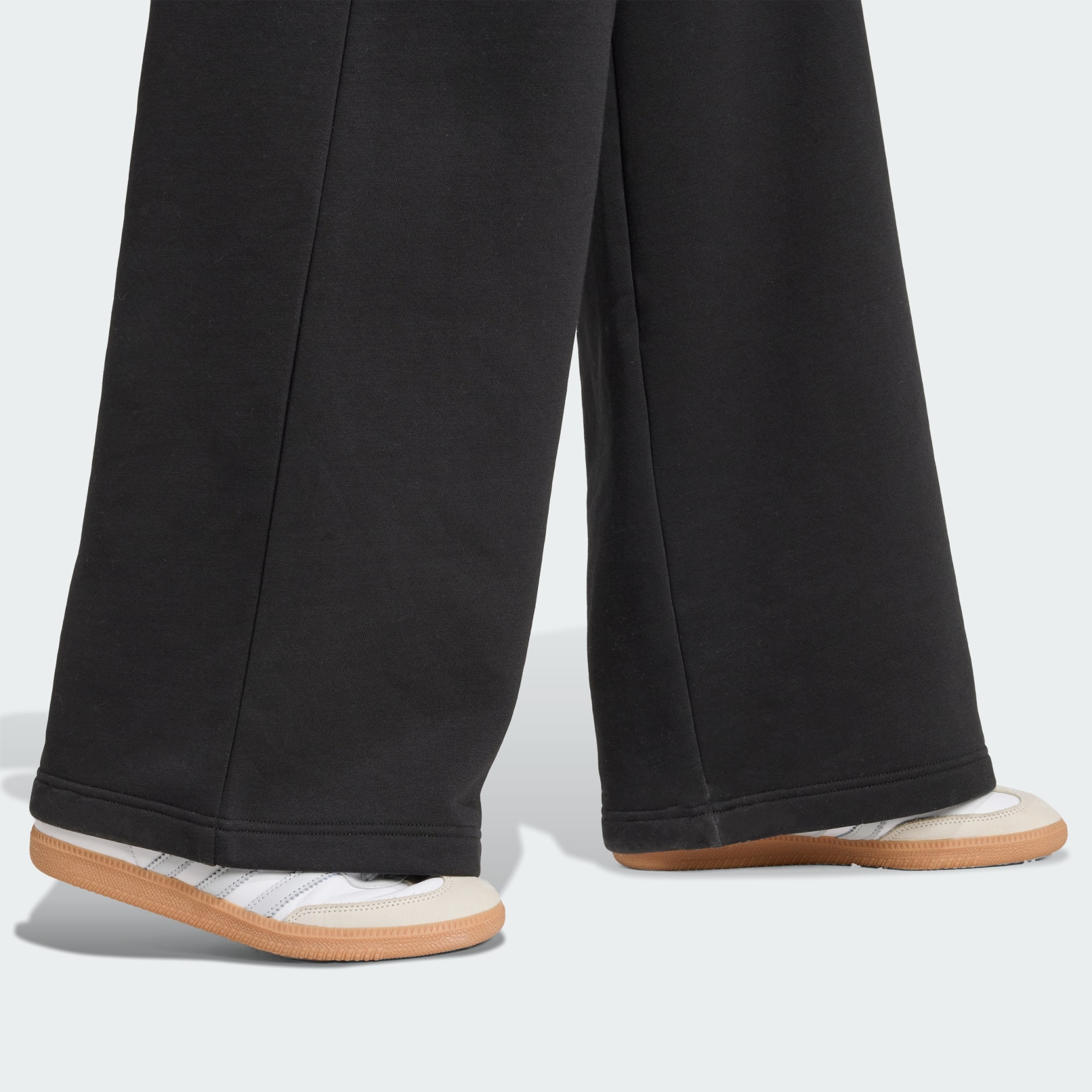 Pantaloni din fleece cu crac larg Essentials