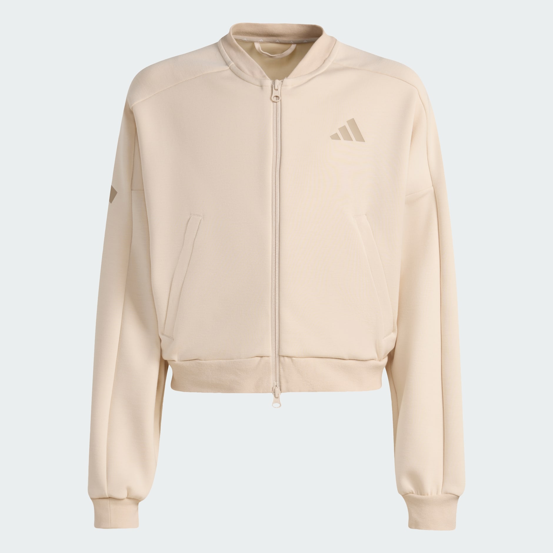 GORNJI DIO TRENIRKE S PATENTNIM ZATVARAČEM CIJELOM DULJINOM FUTURE ICONS 3 STRIPES