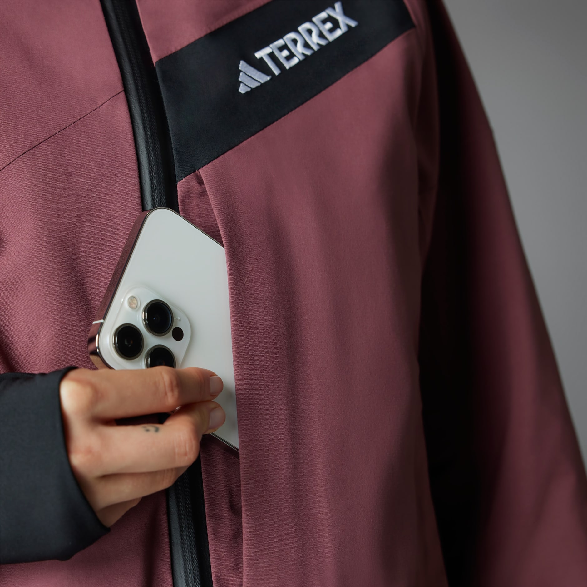 Jachetă Terrex Techrock 3L Gore-Tex C-Knit