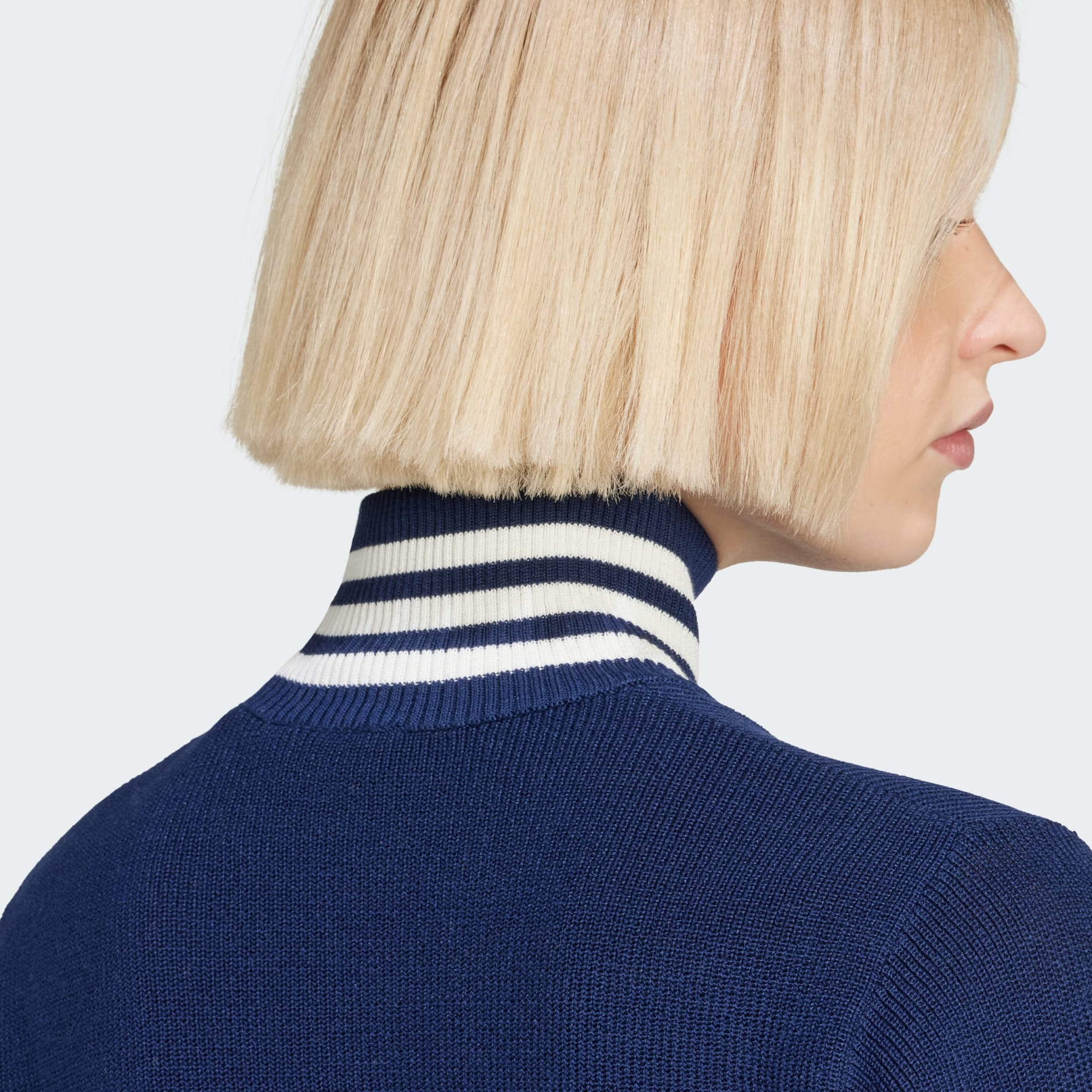 ★ adidas★ Crop turtleneck JC7680 CLOTHING - Cropped Turtleneck - Blue | adidas Oman