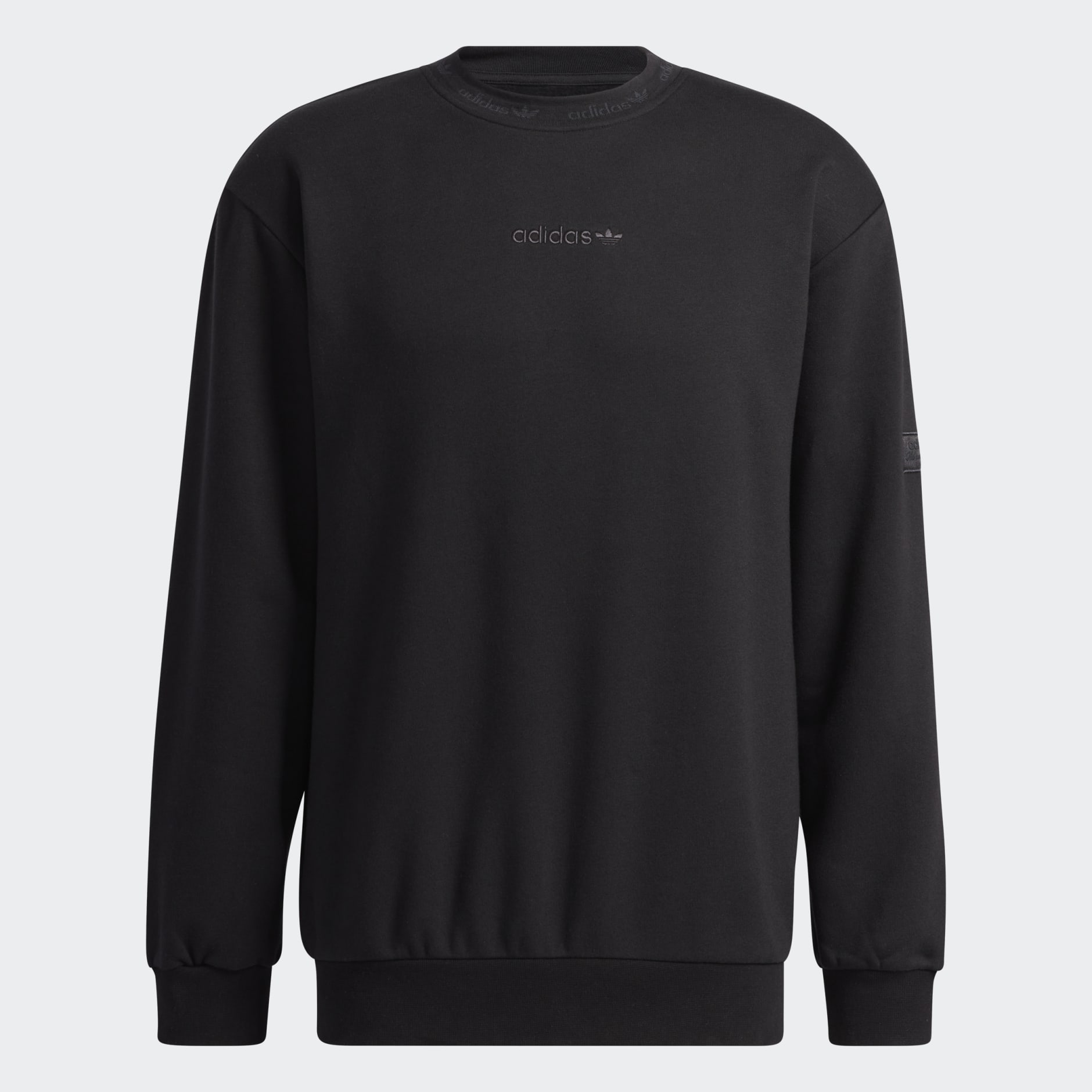 Trefoil Linear Crew Sweatshirt