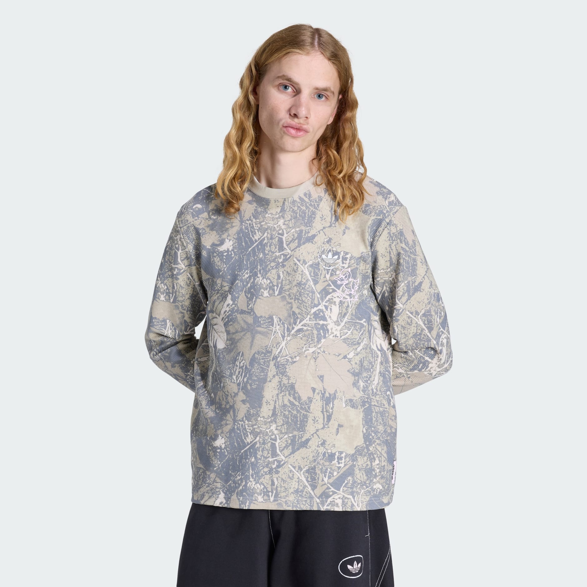 CAMO WAFFLE LS
