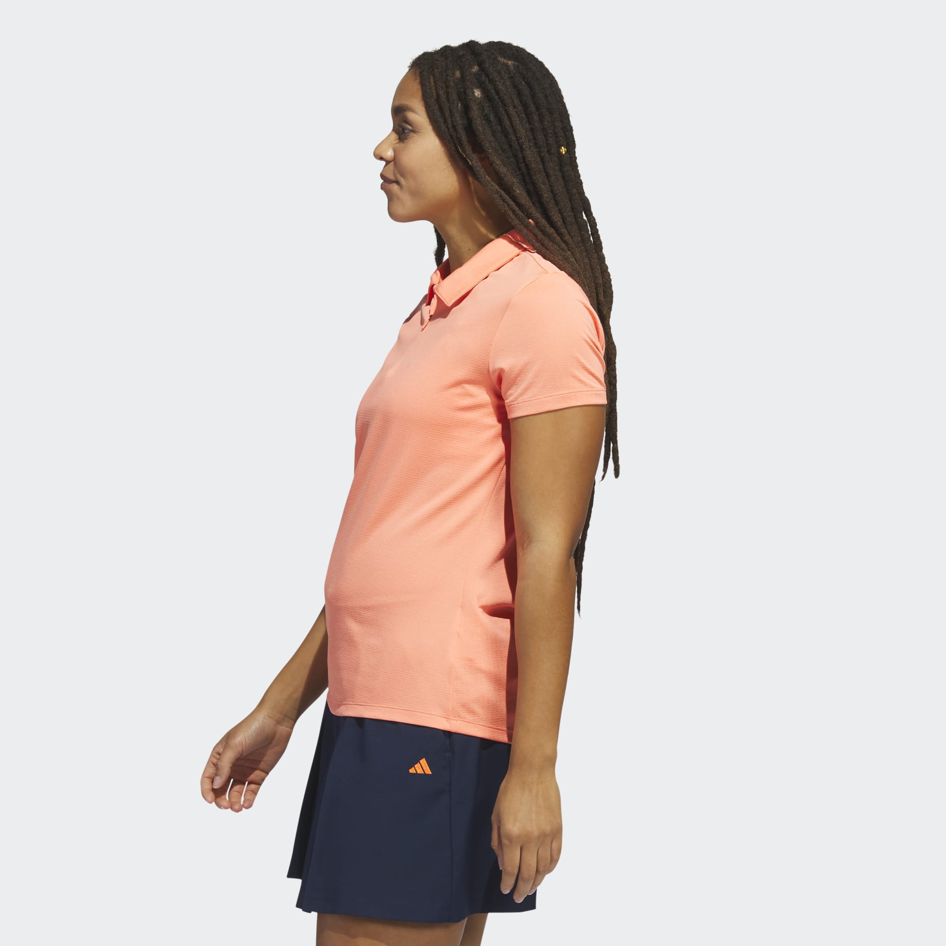 Adidas orange cheap polo shirt