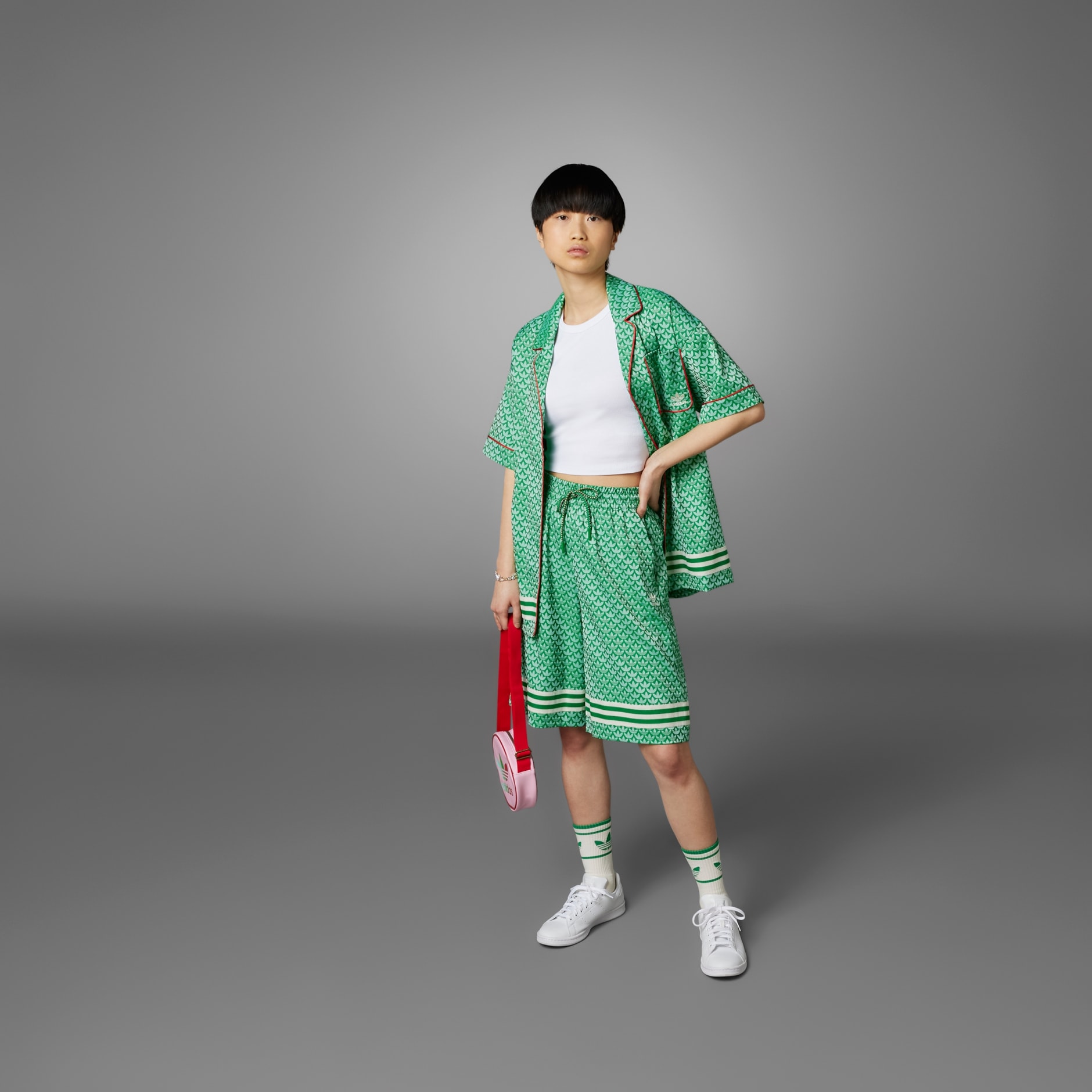 Women's Clothing - Adicolor 70s Satin Shorts - Green | adidas Egypt
