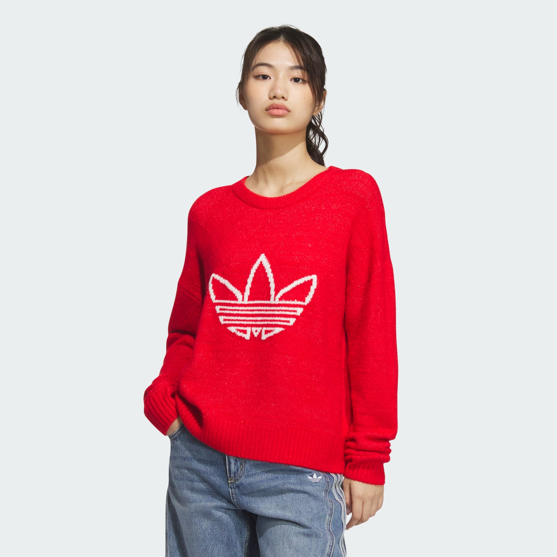【再入荷！】 Retro Remix Sweater - Red | adidas Hong Kong トップス