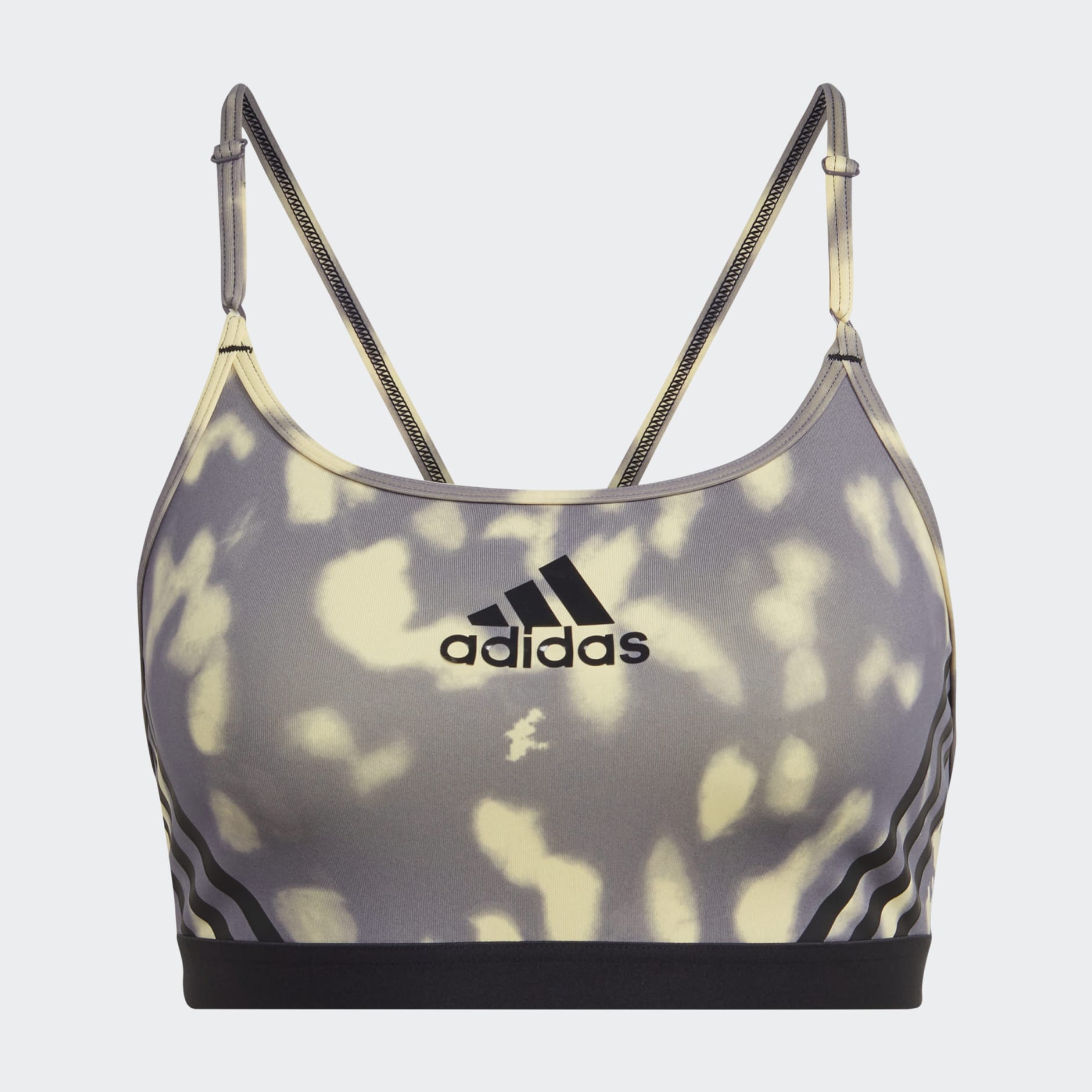 adidas Aeroreact Light-Support Hyperglam Printed Bra