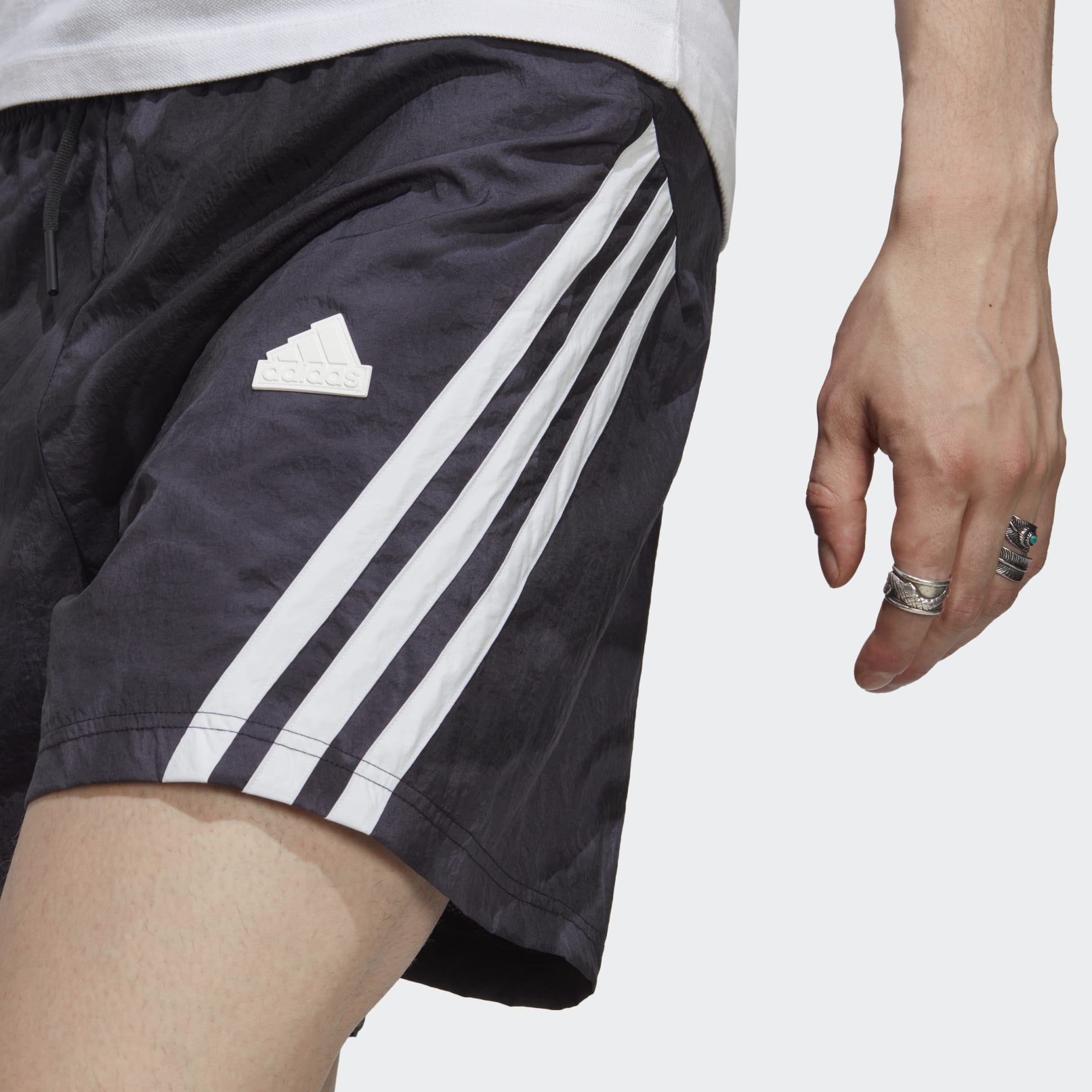 Men's Clothing - Future Icons Allover Print Shorts - Black | adidas Kuwait